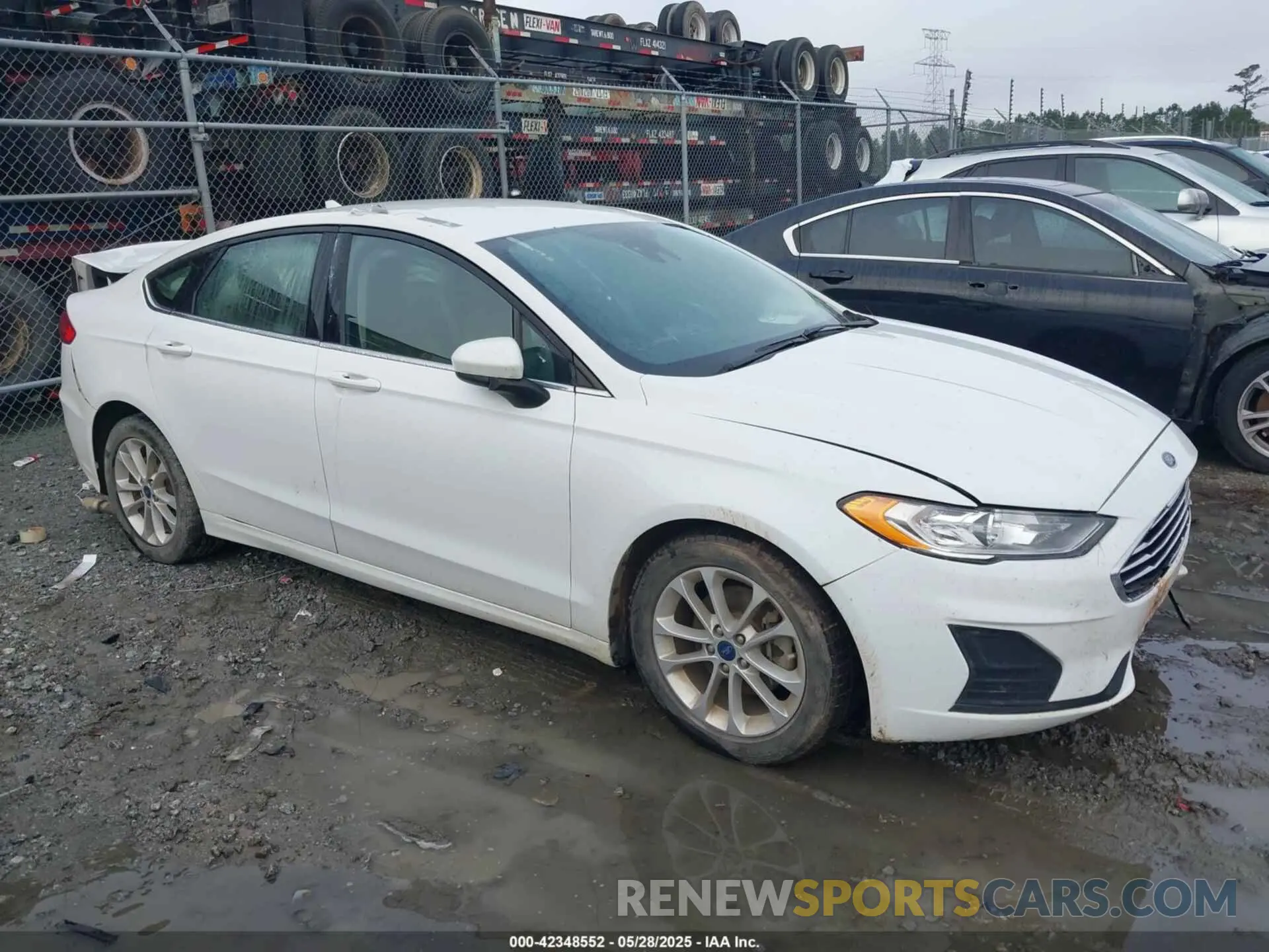 1 Photograph of a damaged car 3FA6P0HD8LR160330 FORD FUSION 2020