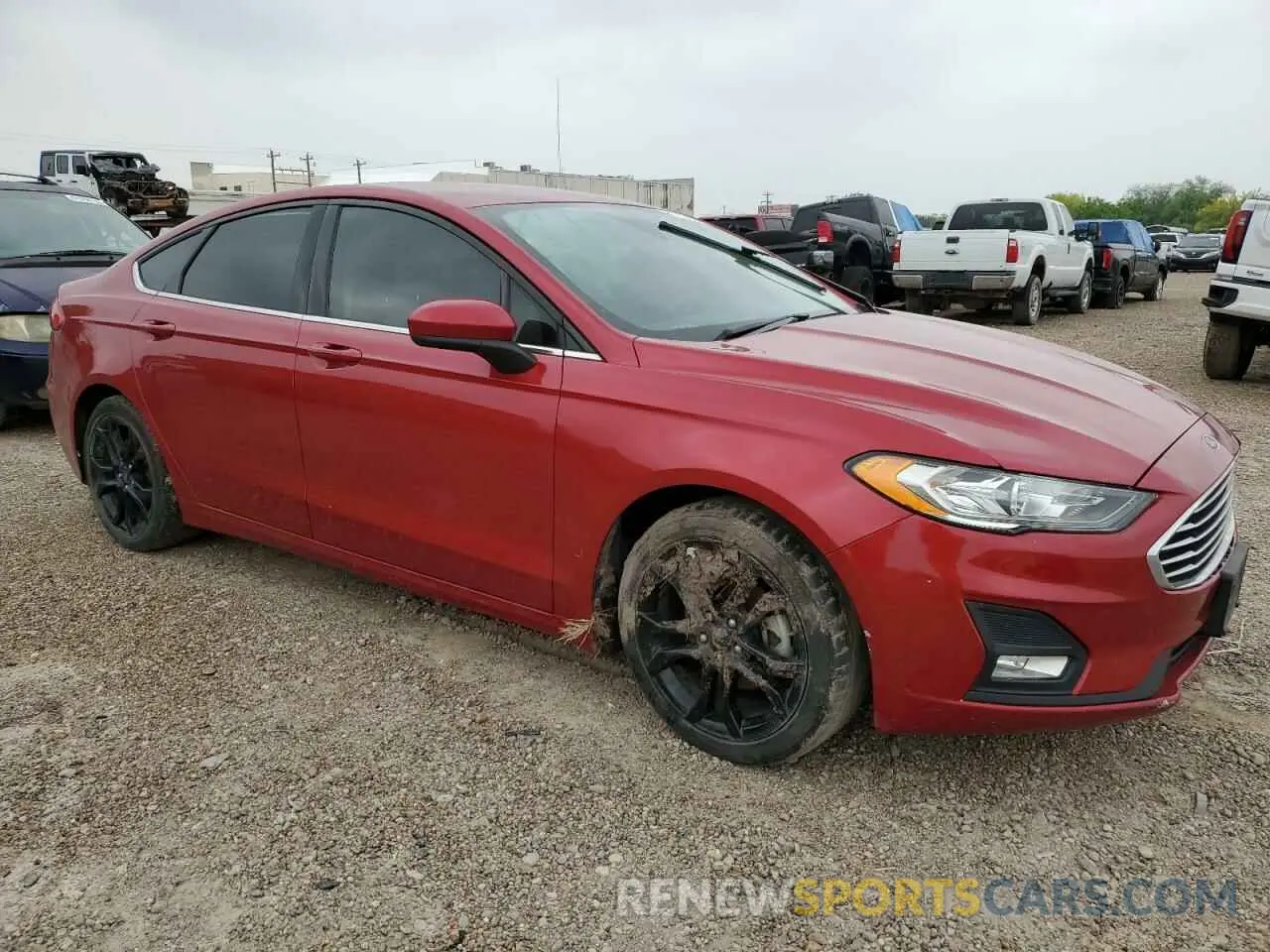 4 Photograph of a damaged car 3FA6P0HD9LR111766 FORD FUSION 2020