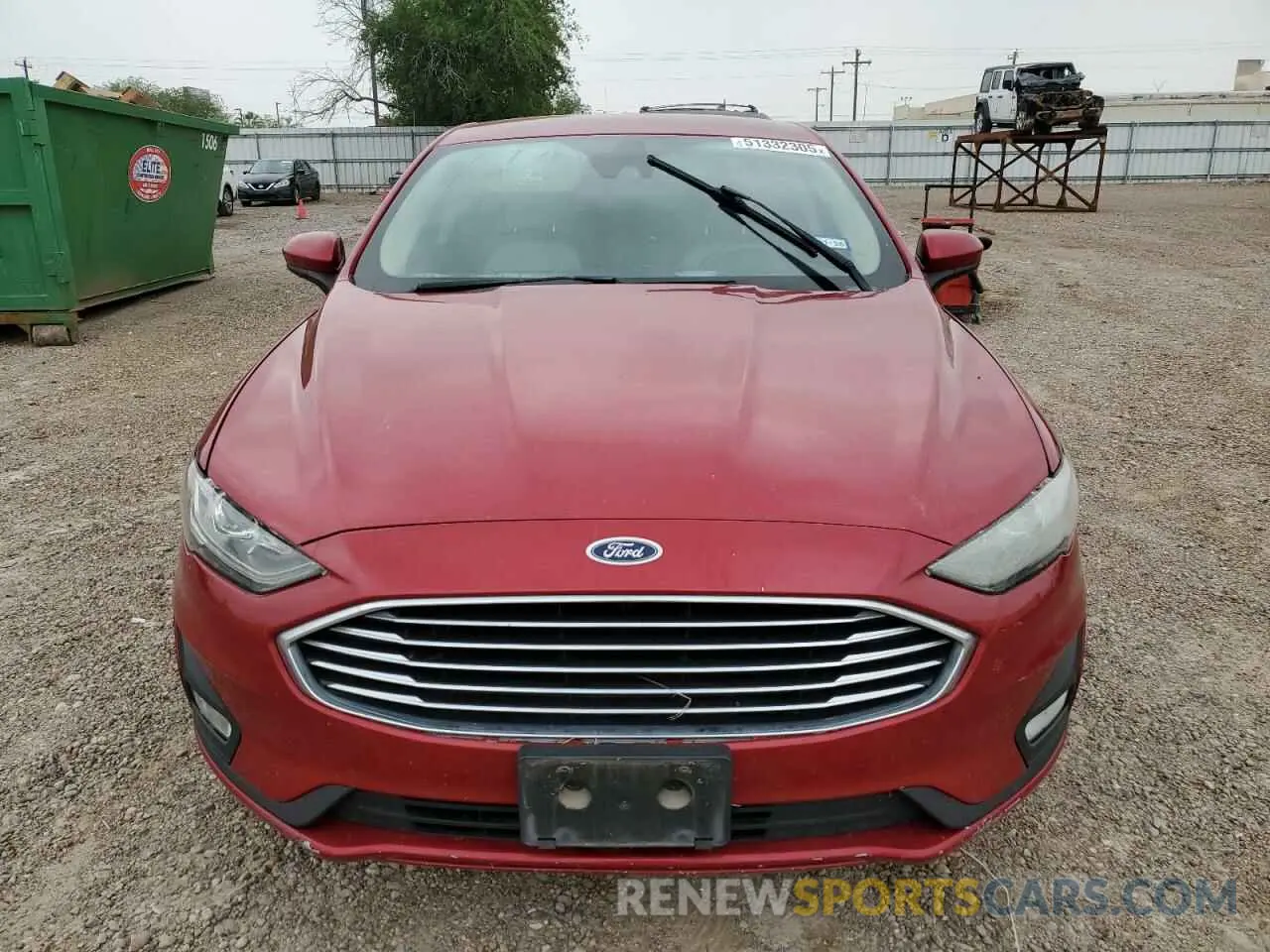 5 Photograph of a damaged car 3FA6P0HD9LR111766 FORD FUSION 2020