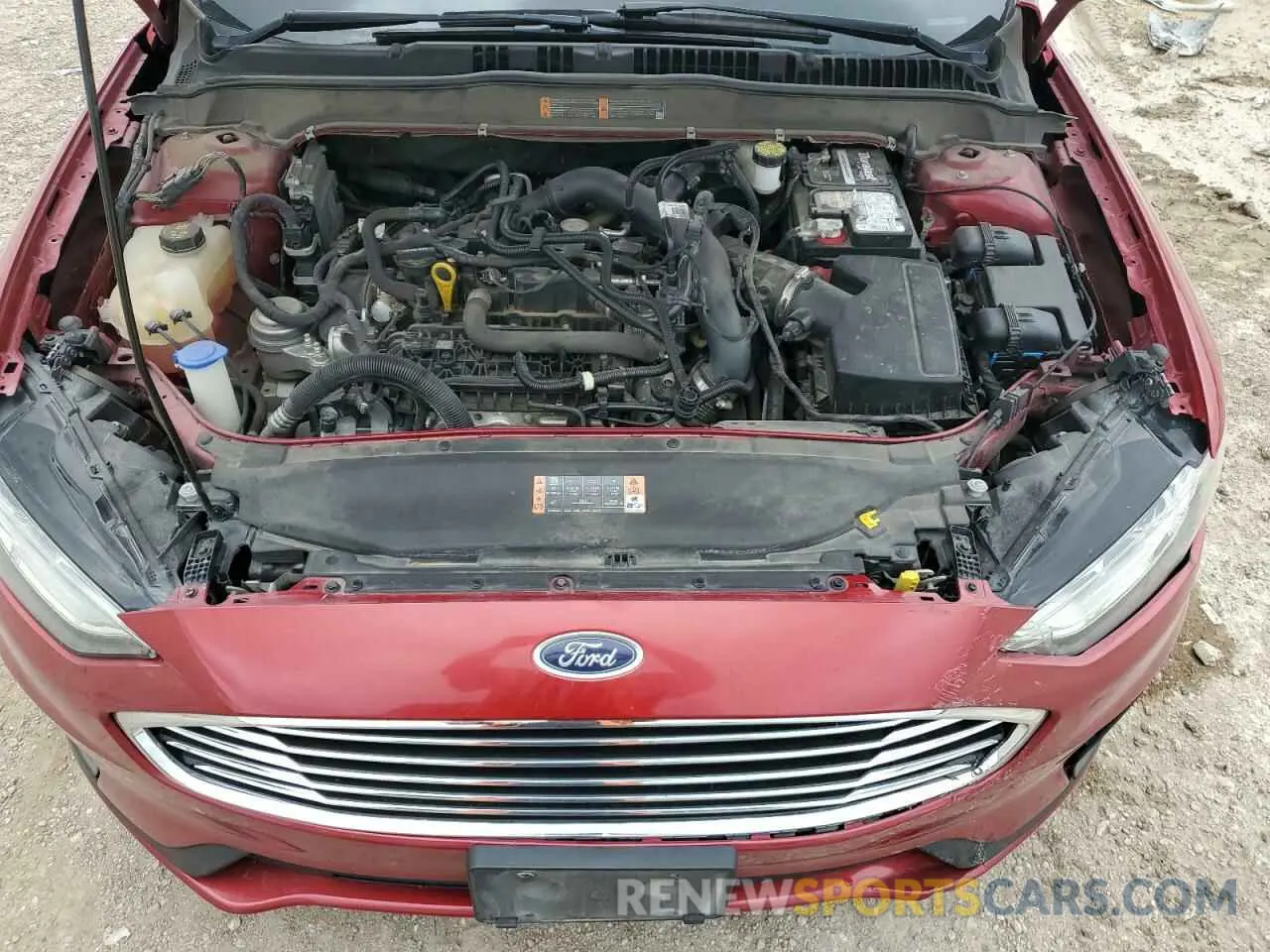11 Photograph of a damaged car 3FA6P0HD9LR140104 FORD FUSION 2020