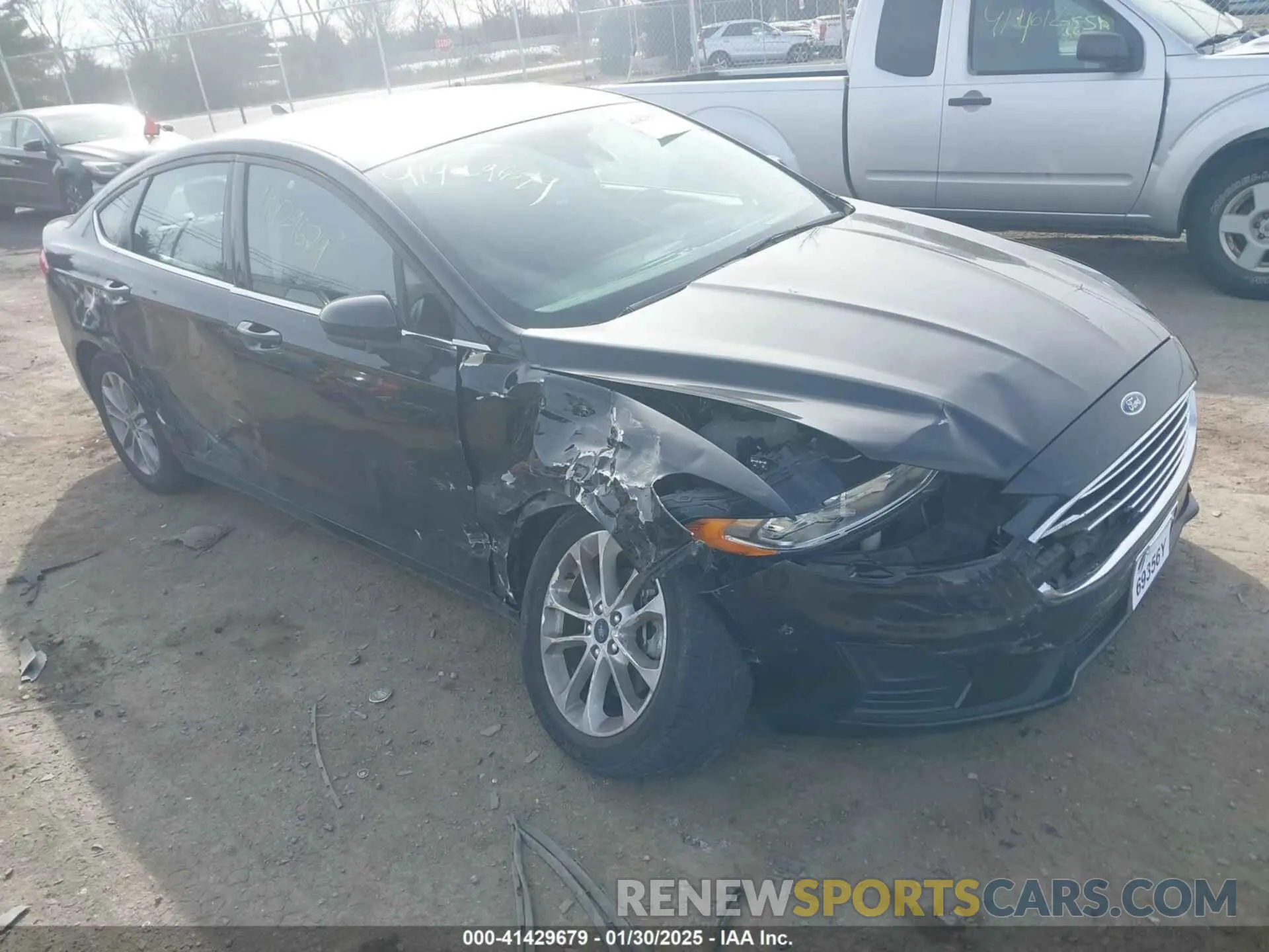 1 Photograph of a damaged car 3FA6P0HD9LR160241 FORD FUSION 2020