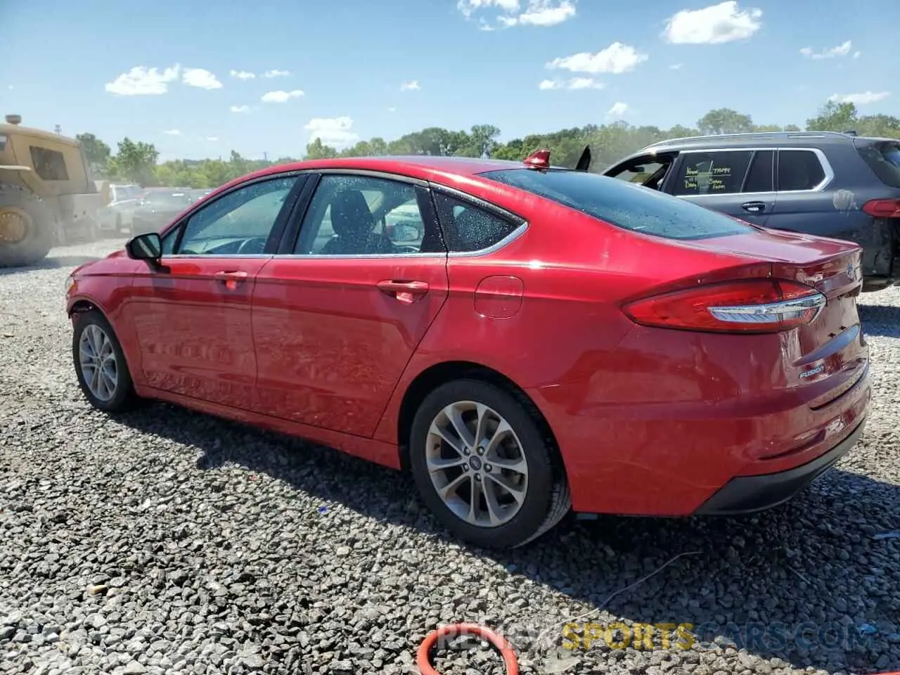 2 Photograph of a damaged car 3FA6P0HD9LR190100 FORD FUSION 2020