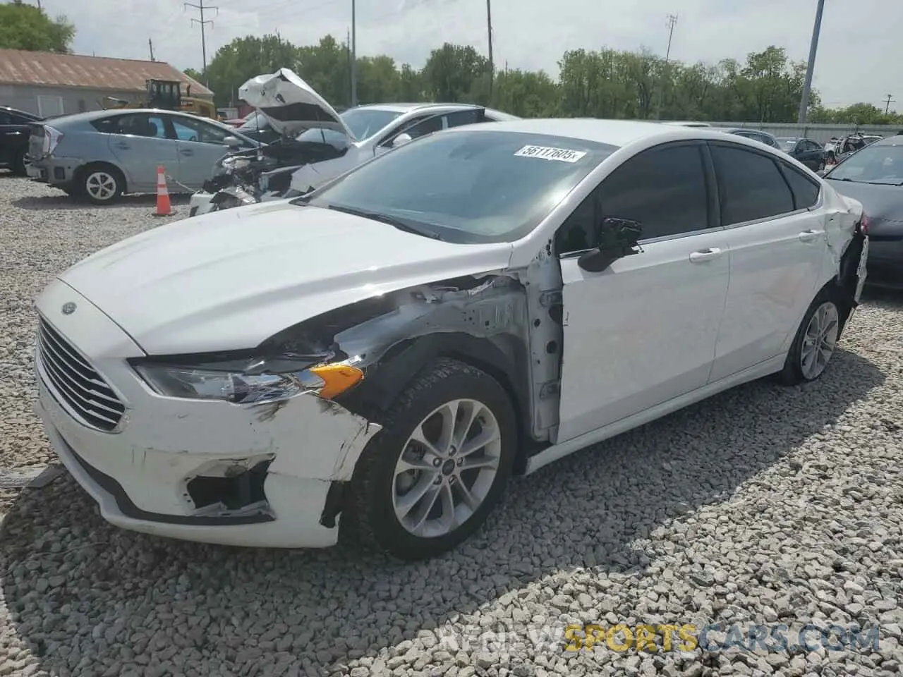 1 Photograph of a damaged car 3FA6P0HD9LR218848 FORD FUSION 2020