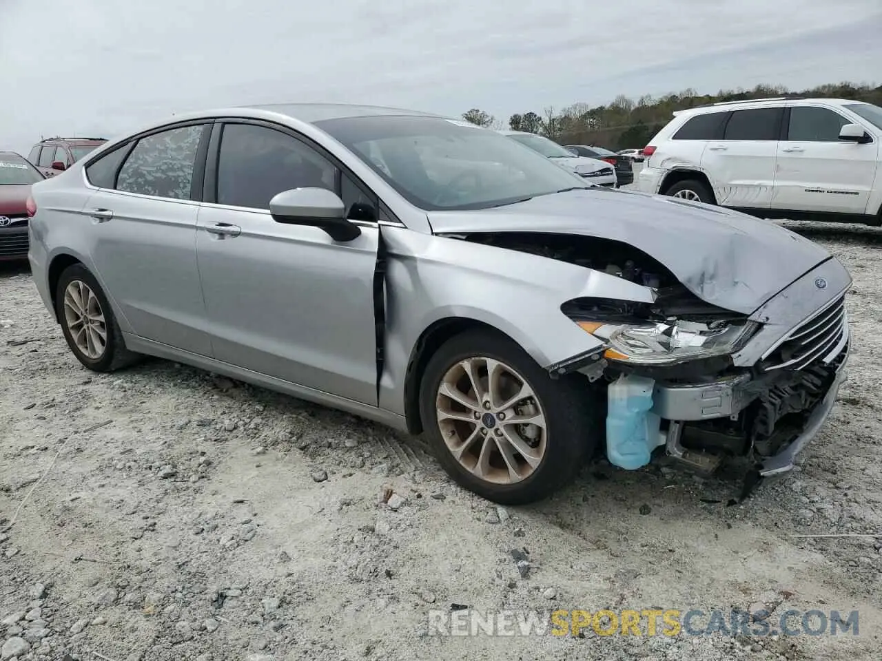 4 Photograph of a damaged car 3FA6P0HD9LR219420 FORD FUSION 2020