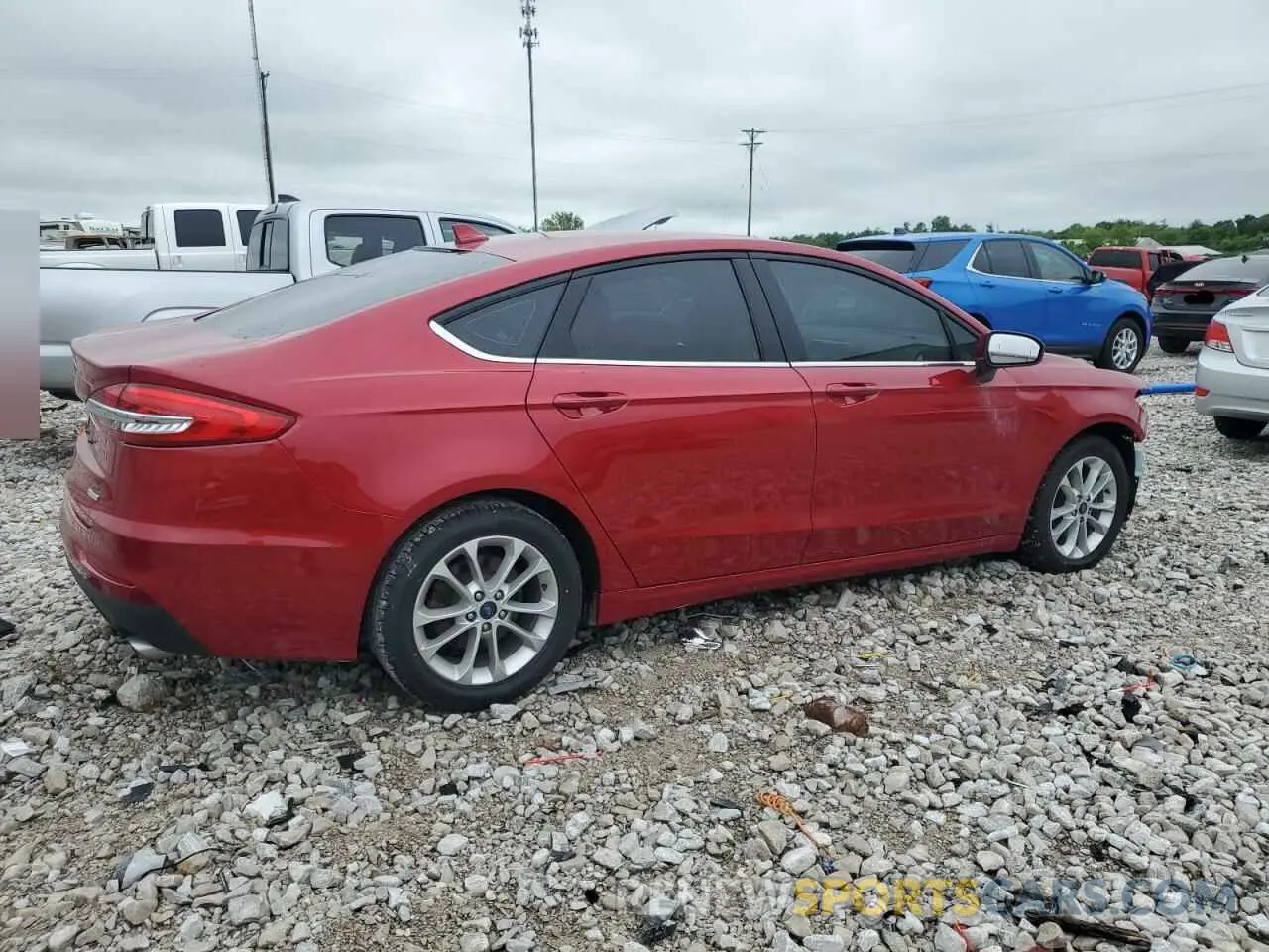 3 Photograph of a damaged car 3FA6P0HD9LR245869 FORD FUSION 2020