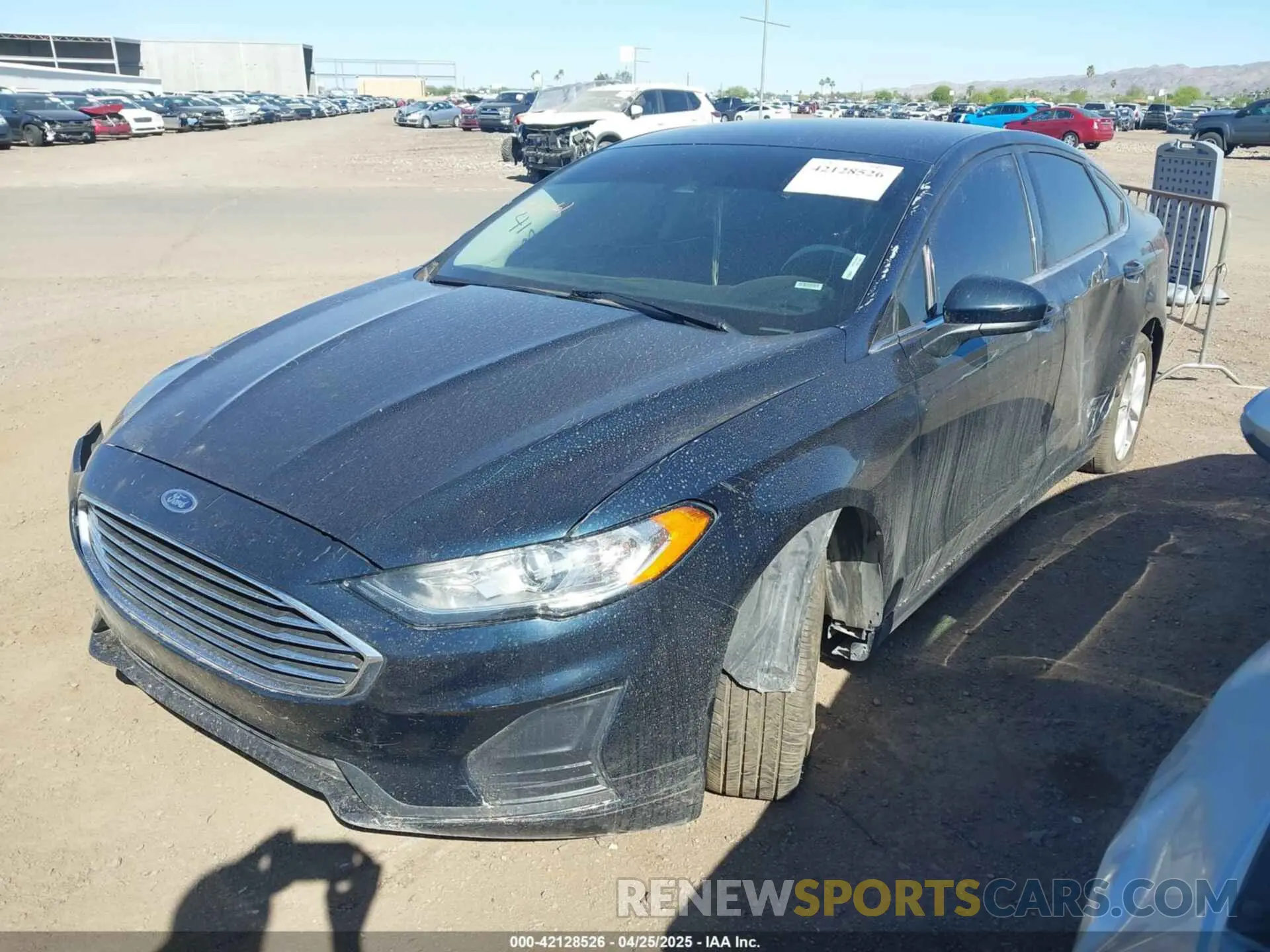 2 Photograph of a damaged car 3FA6P0HDXLR168137 FORD FUSION 2020
