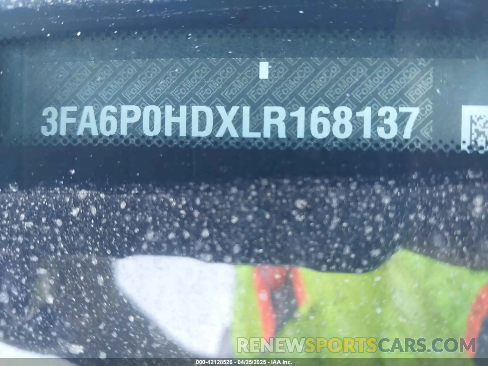 9 Photograph of a damaged car 3FA6P0HDXLR168137 FORD FUSION 2020