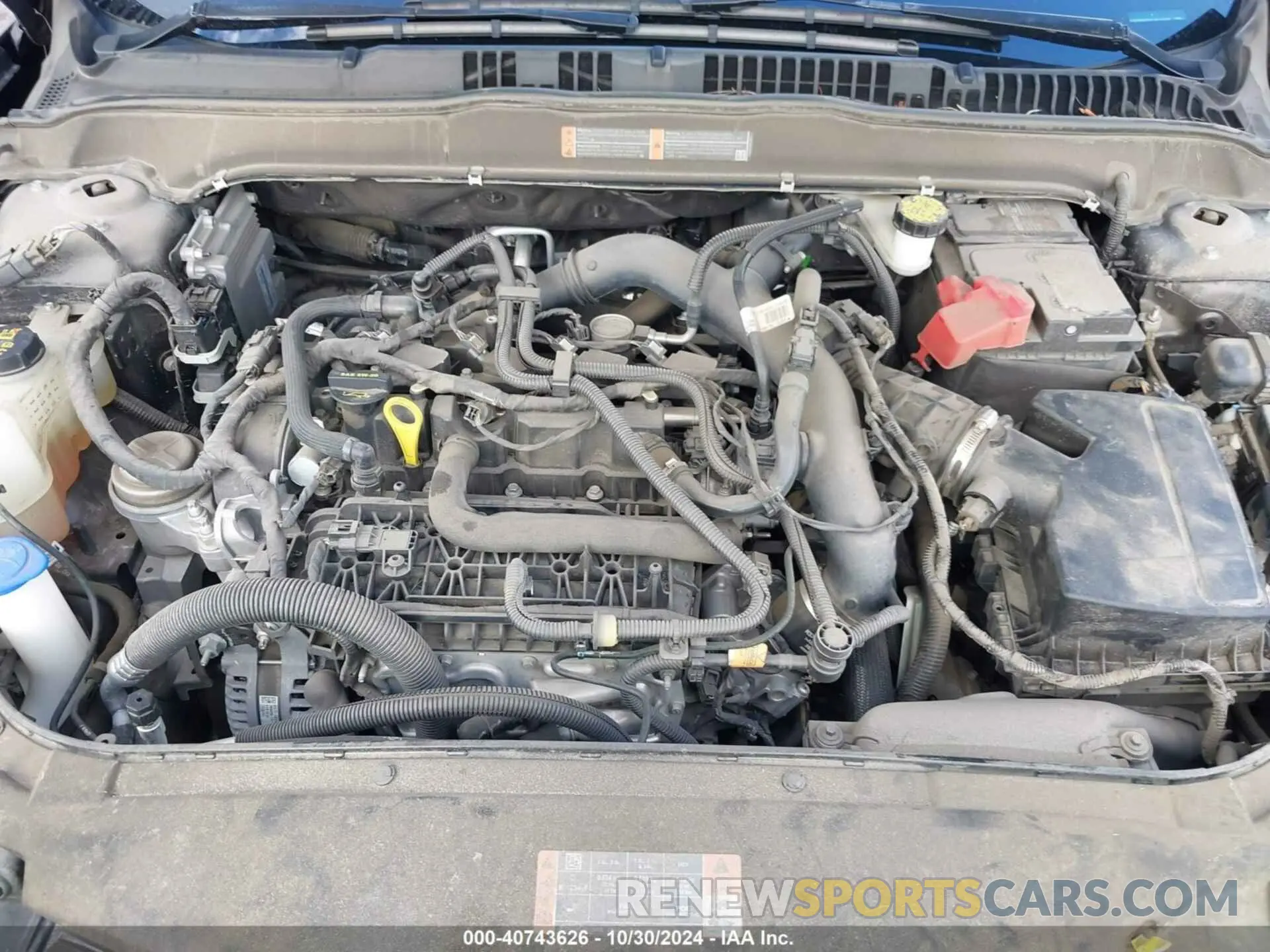 10 Photograph of a damaged car 3FA6P0HDXLR170082 FORD FUSION 2020