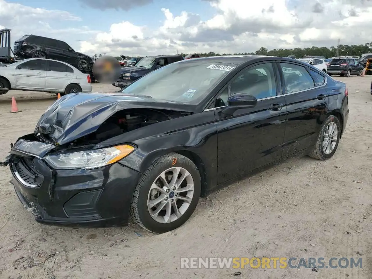 1 Photograph of a damaged car 3FA6P0HDXLR172673 FORD FUSION 2020