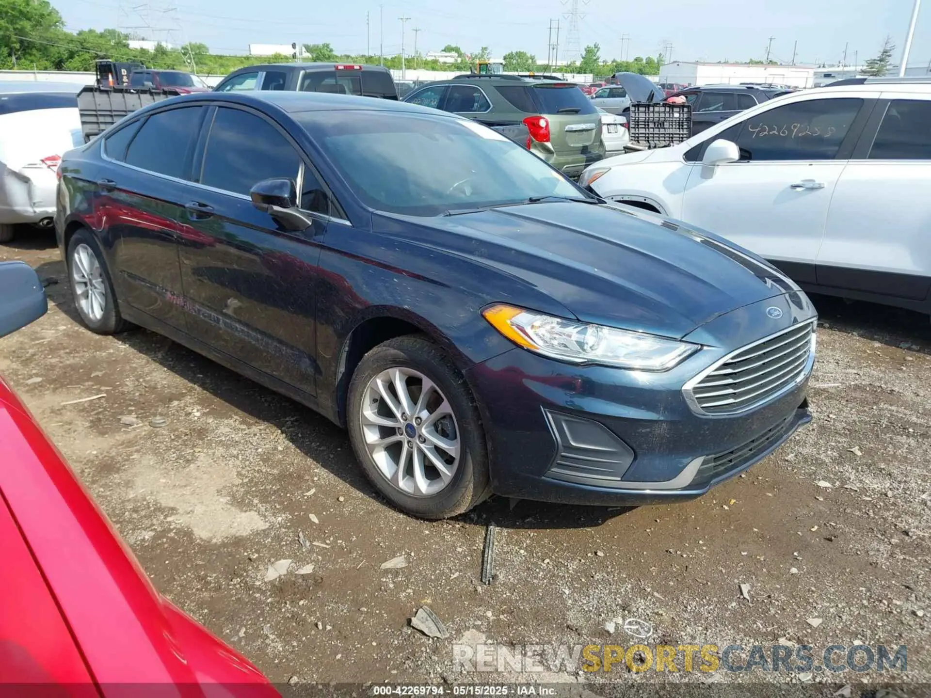 1 Photograph of a damaged car 3FA6P0HDXLR224898 FORD FUSION 2020