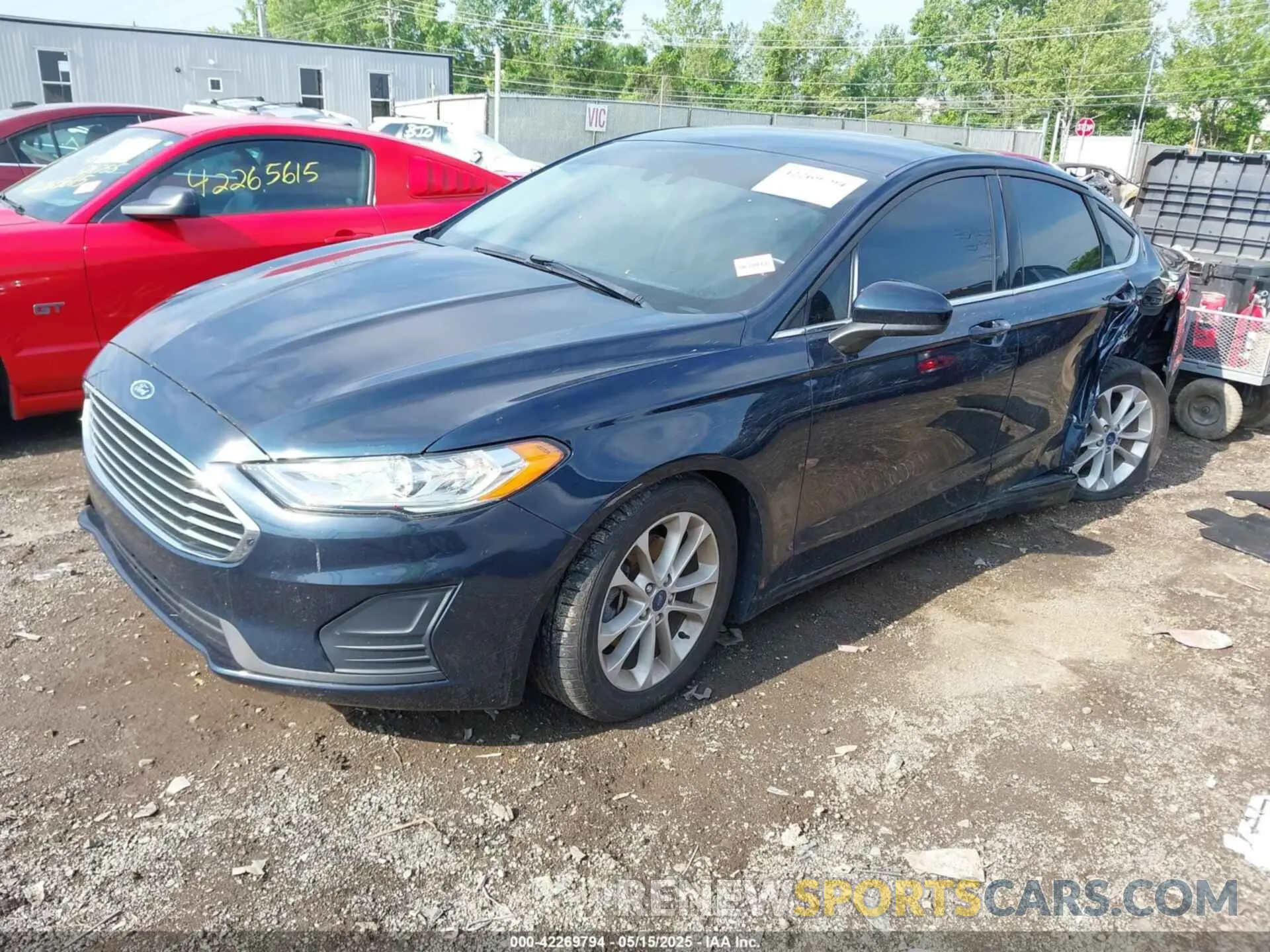 2 Photograph of a damaged car 3FA6P0HDXLR224898 FORD FUSION 2020