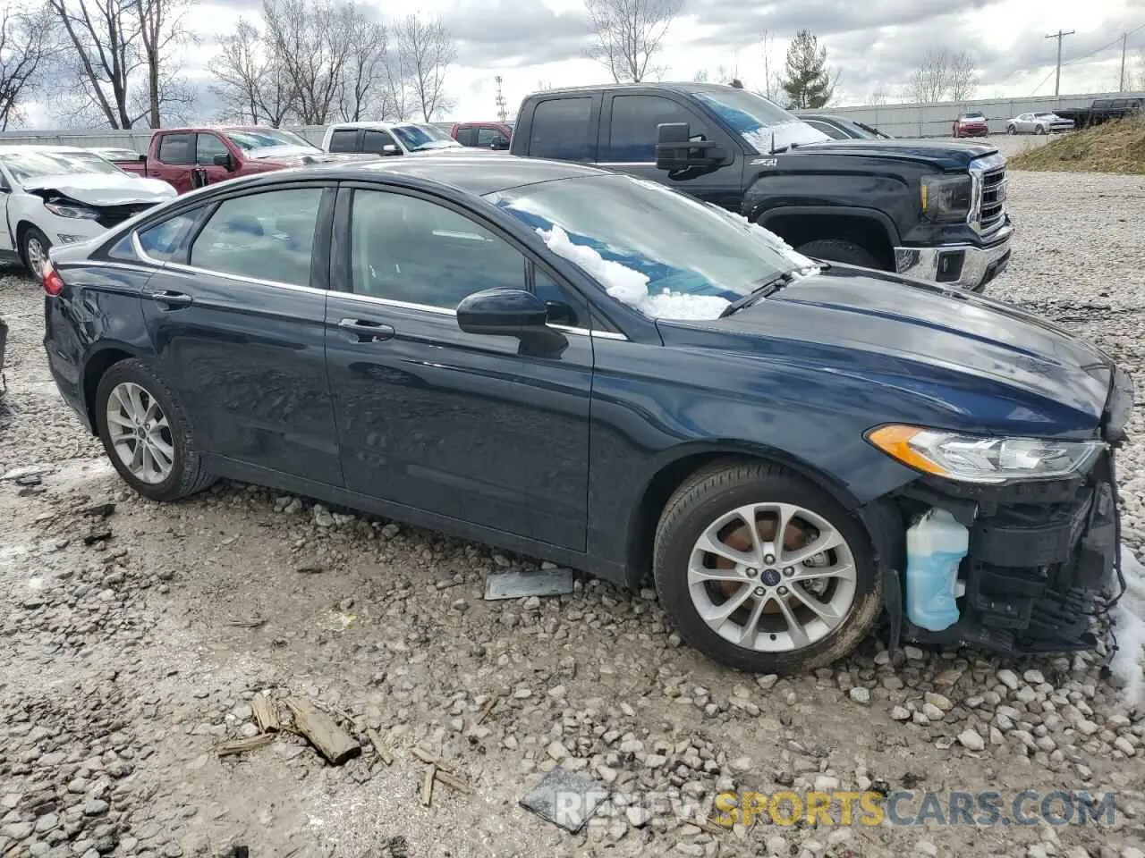 4 Photograph of a damaged car 3FA6P0HDXLR226389 FORD FUSION 2020