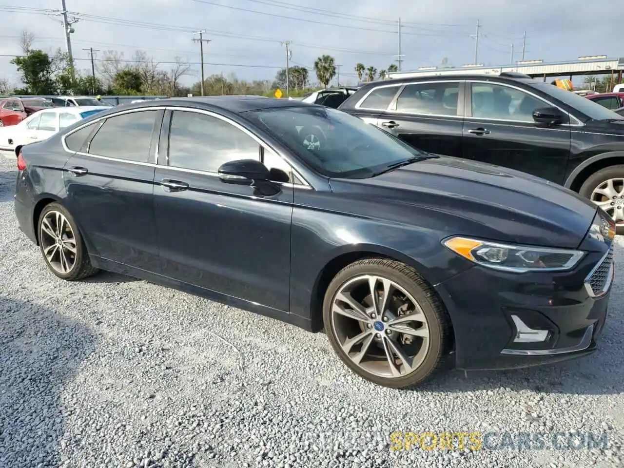 4 Photograph of a damaged car 3FA6P0K91LR119574 FORD FUSION 2020