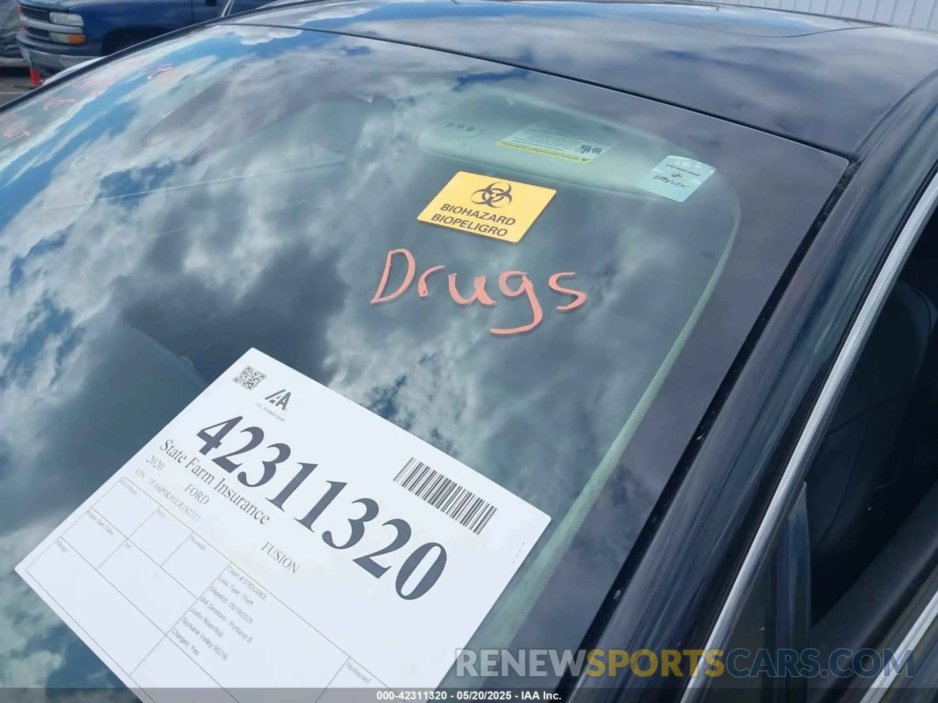 10 Photograph of a damaged car 3FA6P0K91LR192315 FORD FUSION 2020