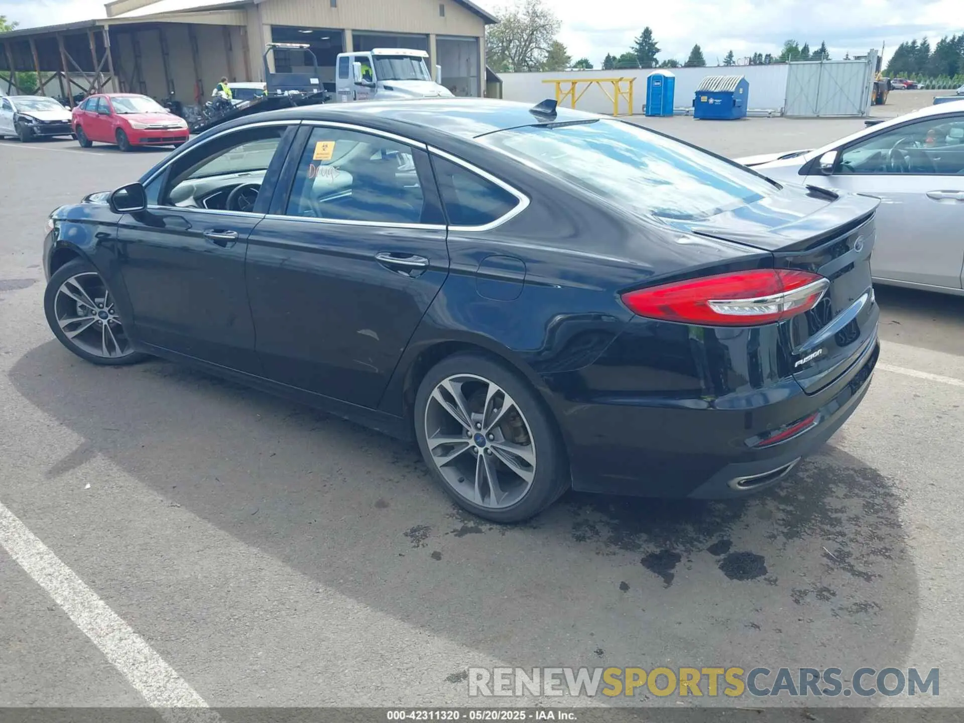 3 Photograph of a damaged car 3FA6P0K91LR192315 FORD FUSION 2020