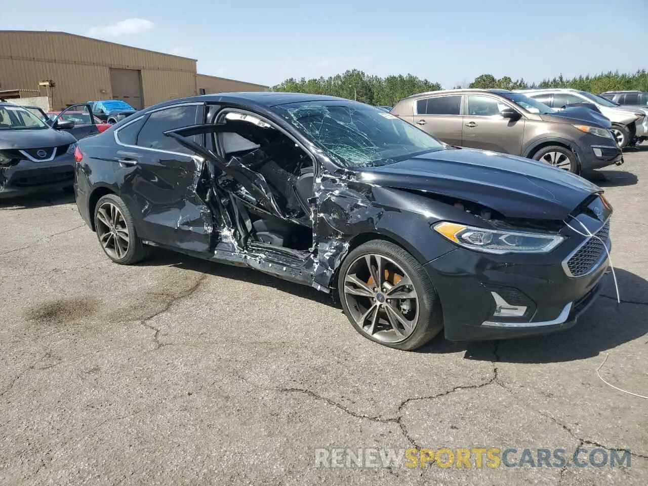 4 Photograph of a damaged car 3FA6P0K99LR117832 FORD FUSION 2020