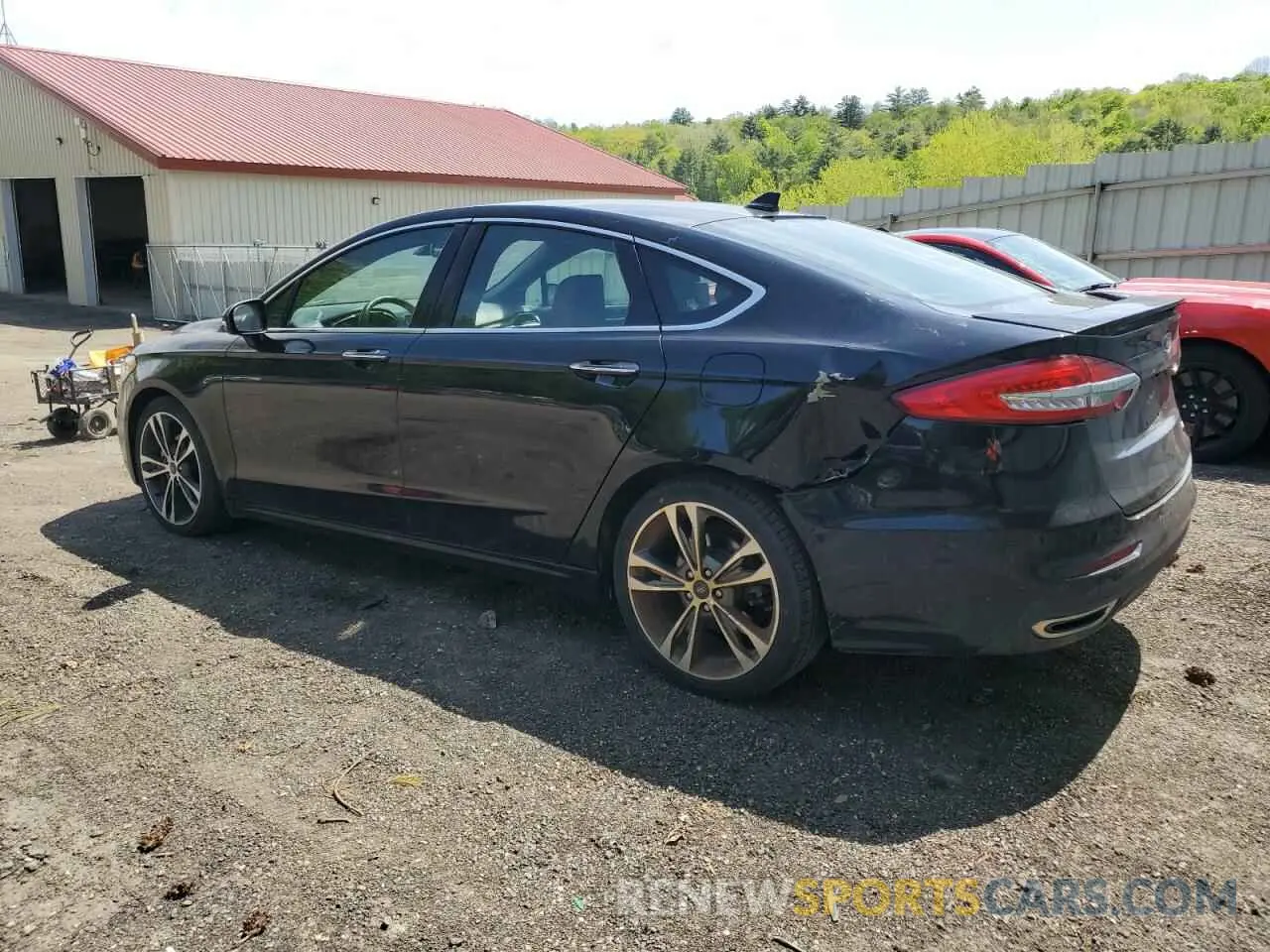 2 Photograph of a damaged car 3FA6P0K99LR174256 FORD FUSION 2020