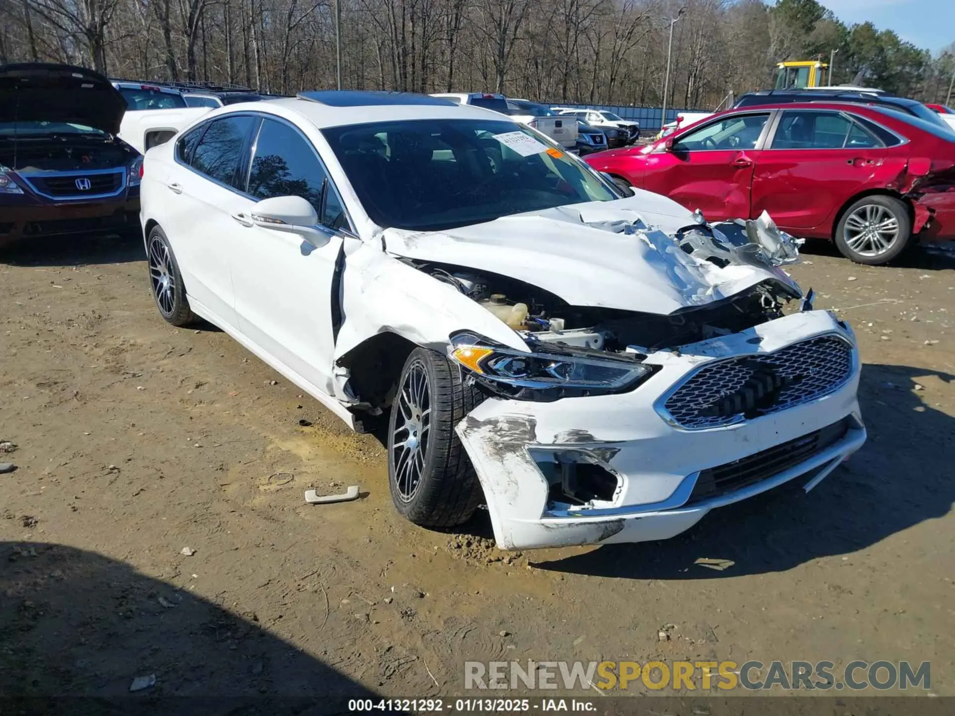 1 Photograph of a damaged car 3FA6P0K9XLR131657 FORD FUSION 2020