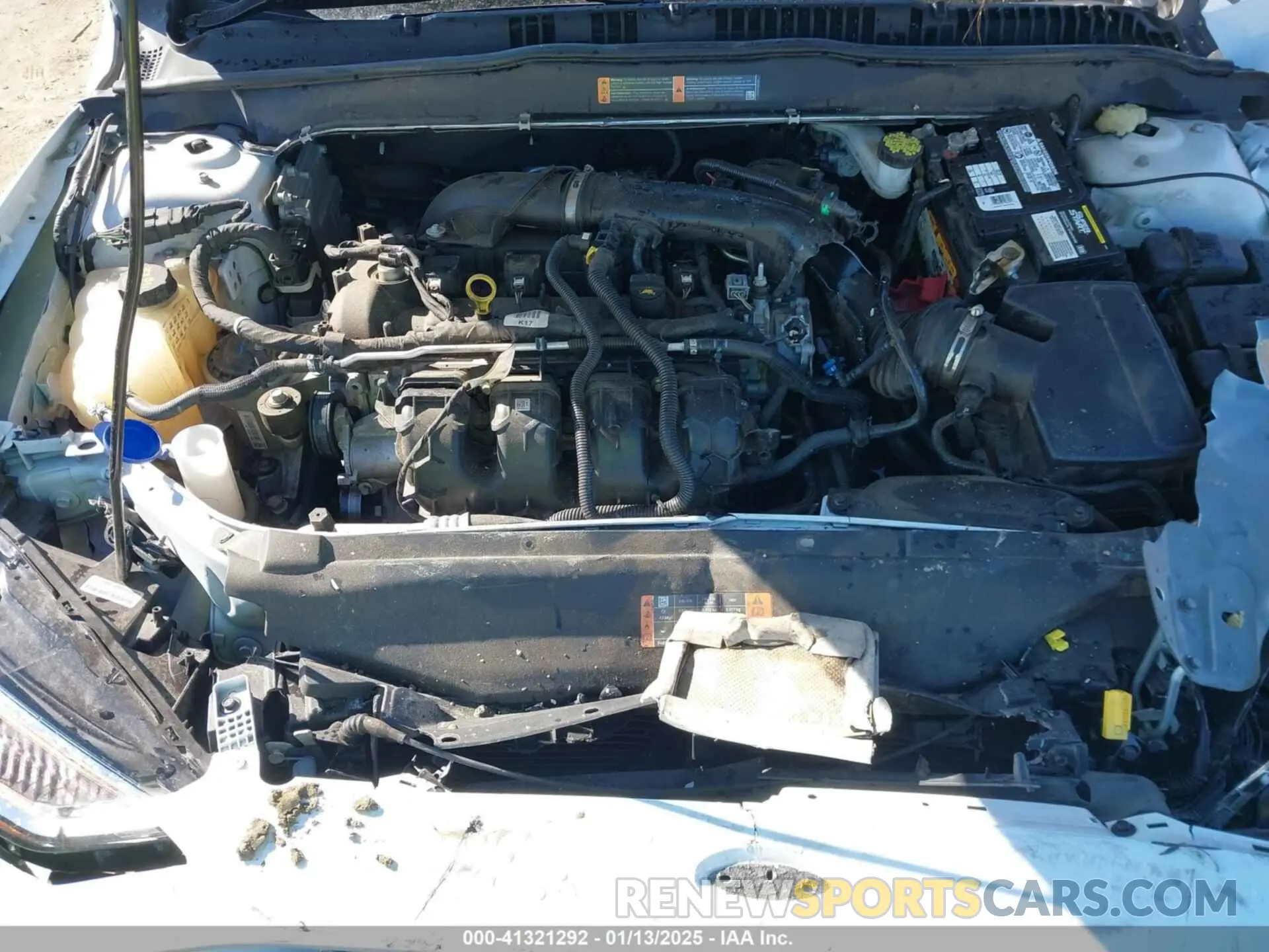 10 Photograph of a damaged car 3FA6P0K9XLR131657 FORD FUSION 2020