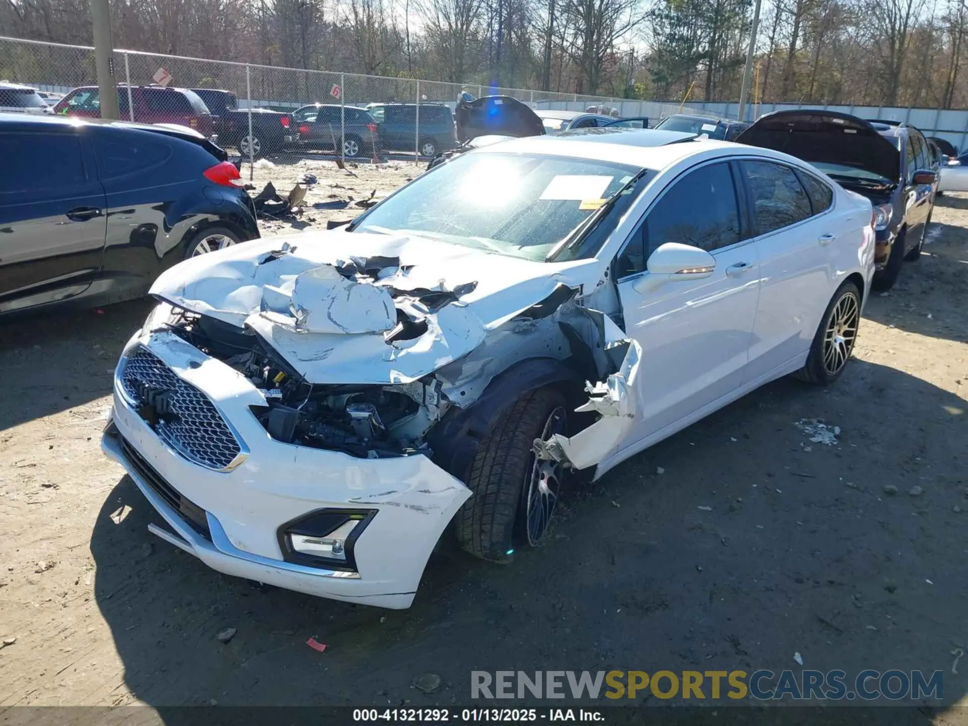 6 Photograph of a damaged car 3FA6P0K9XLR131657 FORD FUSION 2020