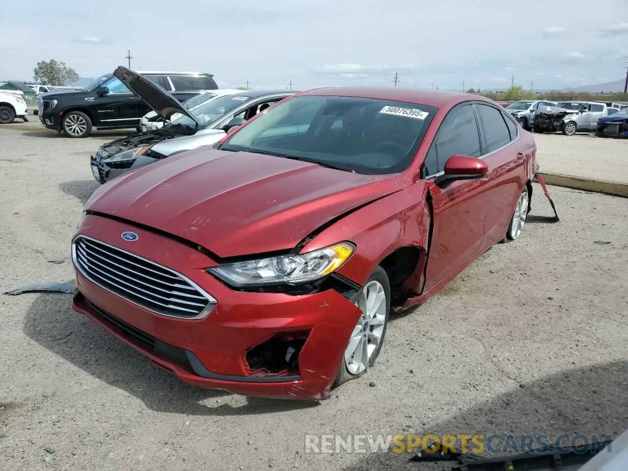 1 Photograph of a damaged car 3FA6P0LU2LR219735 FORD FUSION 2020
