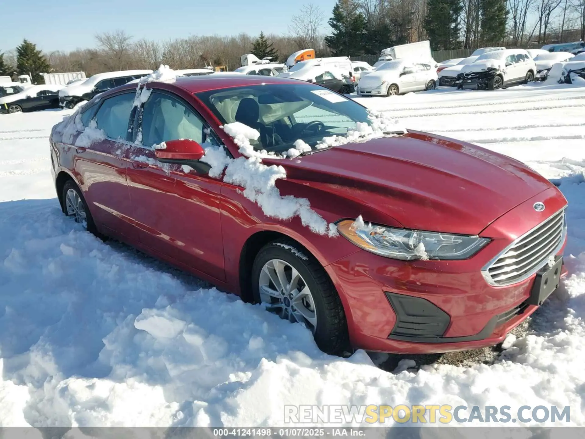 1 Photograph of a damaged car 3FA6P0LU2LR235322 FORD FUSION 2020