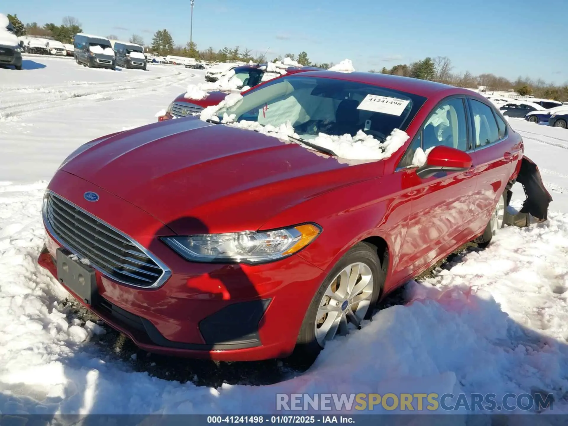 2 Photograph of a damaged car 3FA6P0LU2LR235322 FORD FUSION 2020