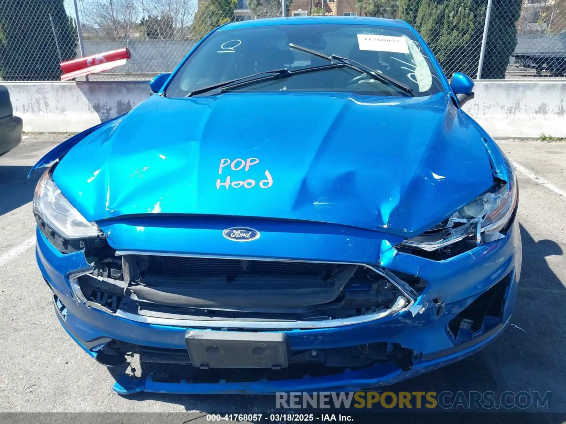 6 Photograph of a damaged car 3FA6P0LU3LR215130 FORD FUSION 2020