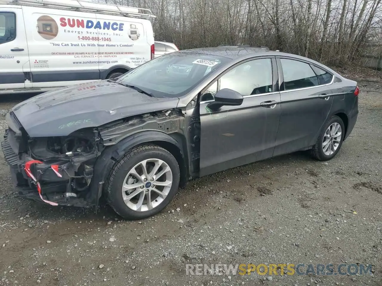 1 Photograph of a damaged car 3FA6P0LU4LR177066 FORD FUSION 2020