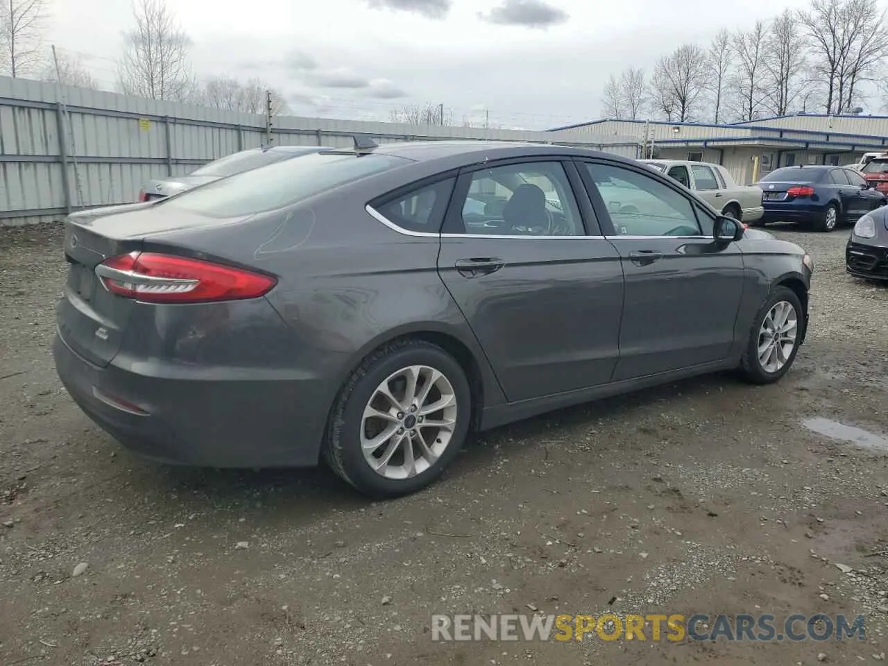 3 Photograph of a damaged car 3FA6P0LU4LR177066 FORD FUSION 2020