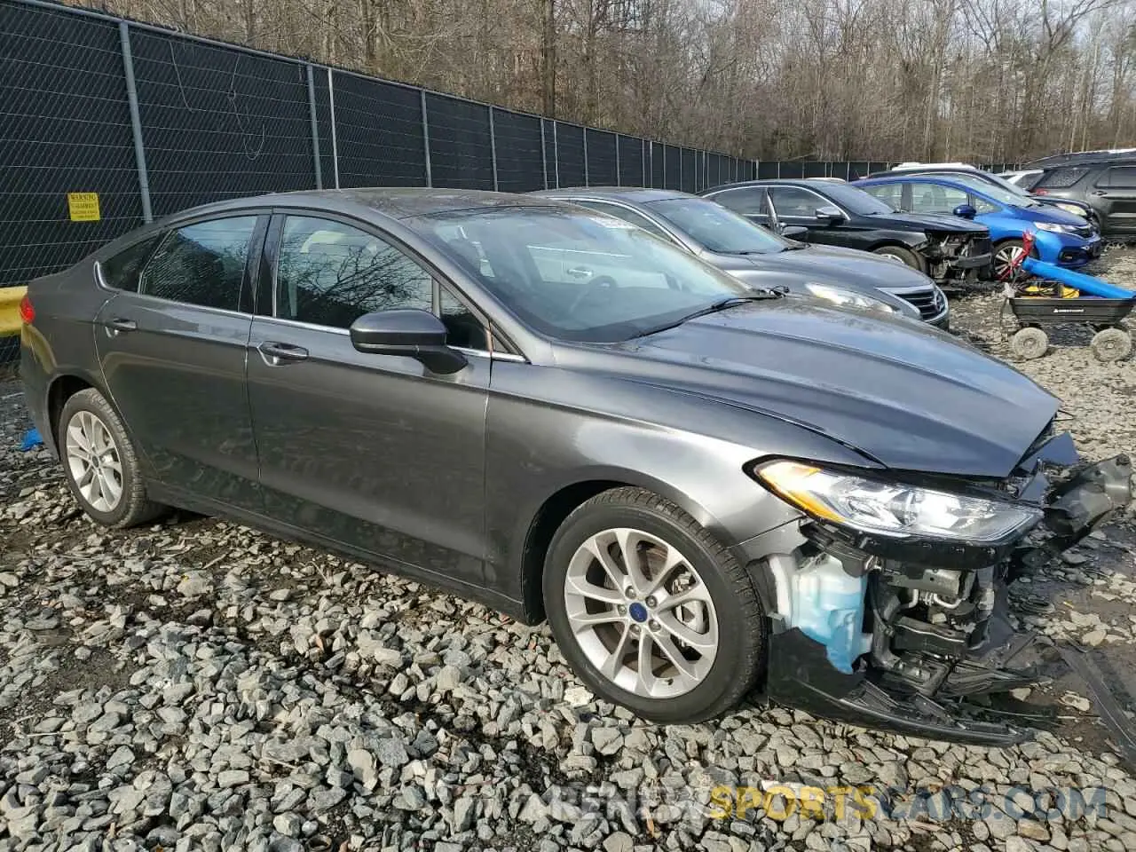 4 Photograph of a damaged car 3FA6P0LU7LR104788 FORD FUSION 2020