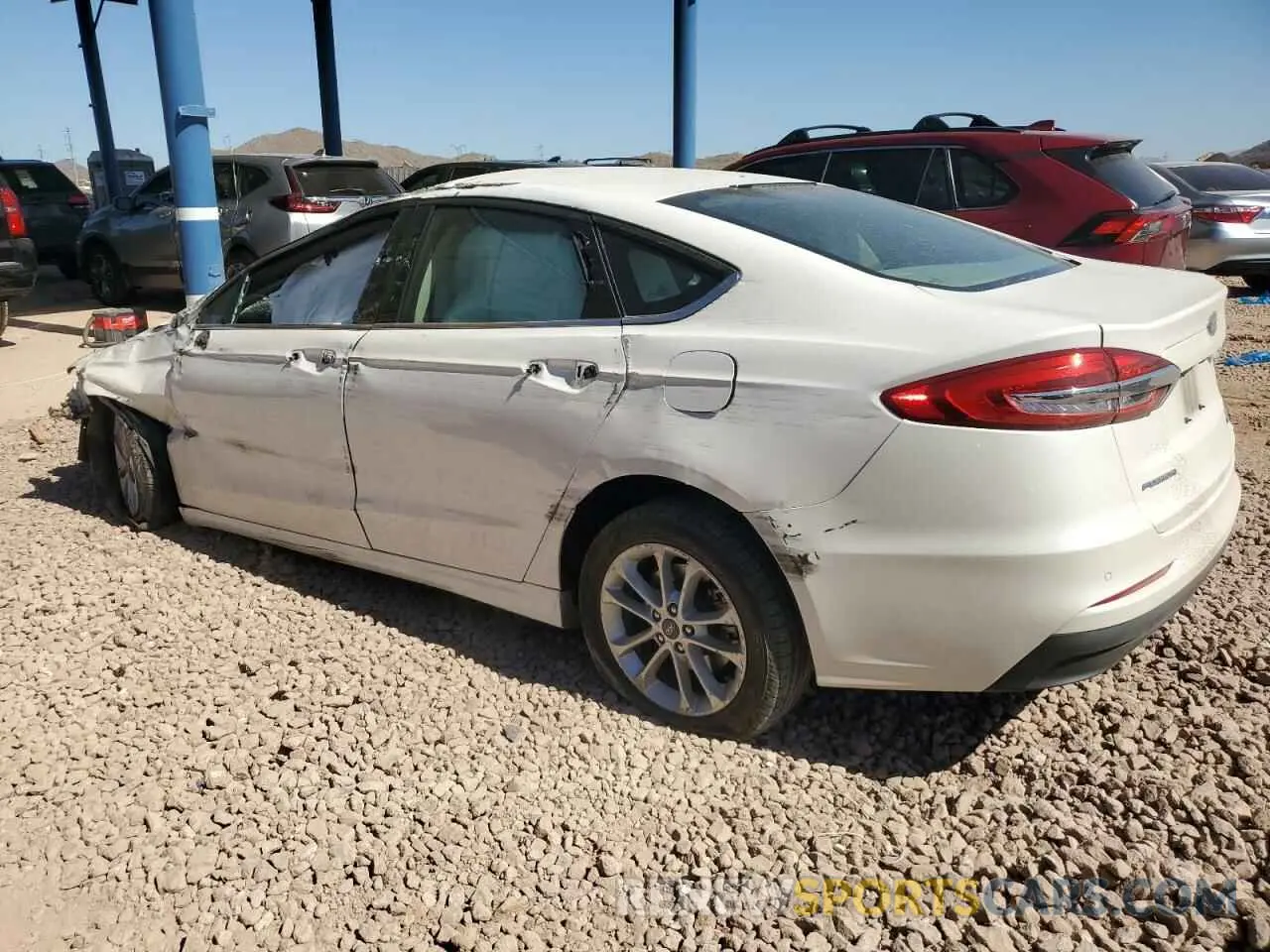 2 Photograph of a damaged car 3FA6P0LU8LR259611 FORD FUSION 2020