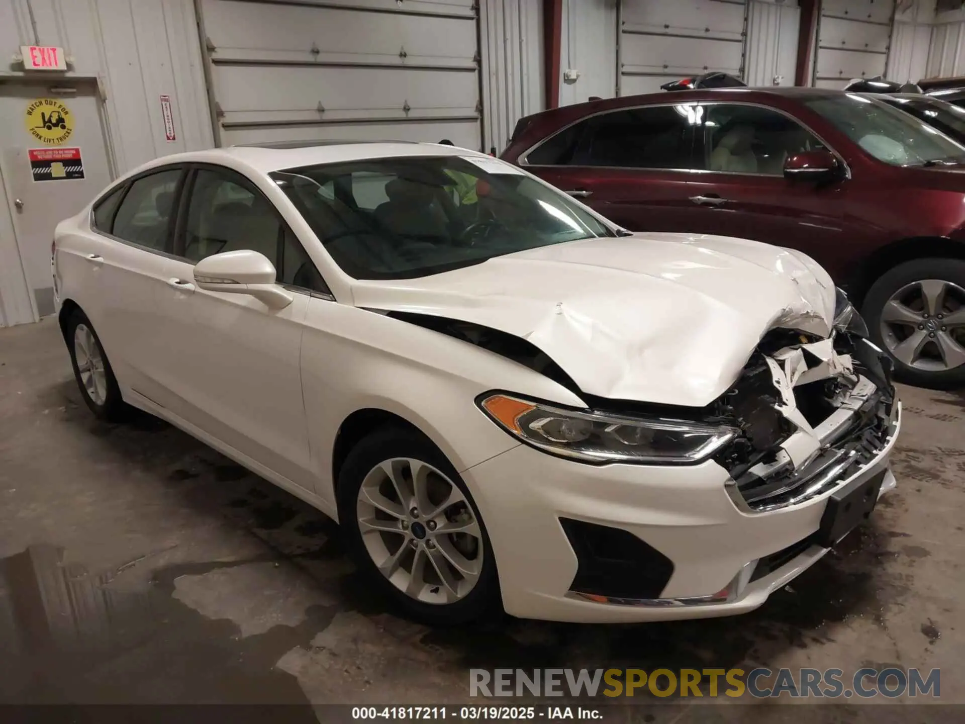 1 Photograph of a damaged car 3FA6P0MU2LR188985 FORD FUSION 2020