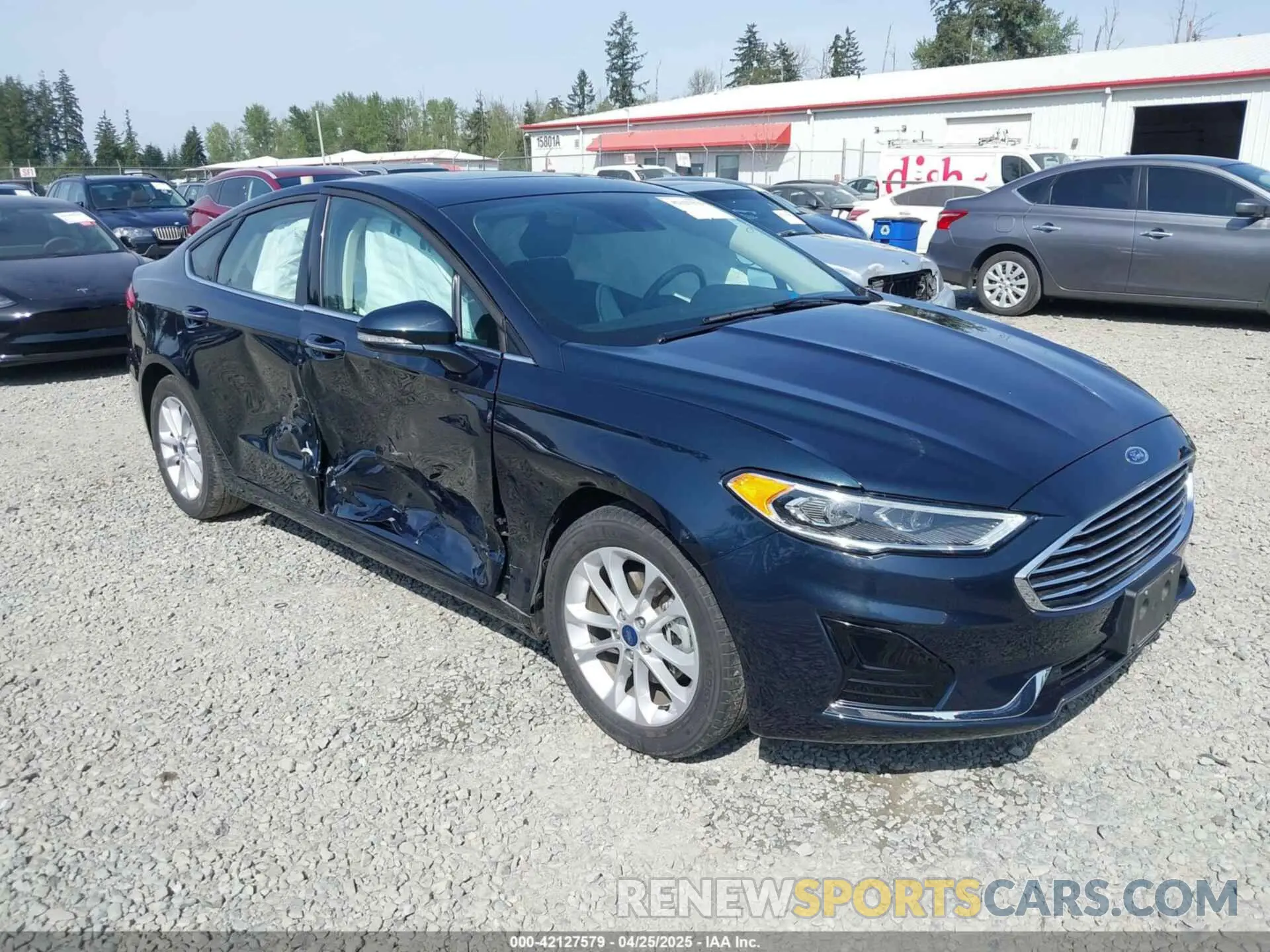 1 Photograph of a damaged car 3FA6P0MU3LR115060 FORD FUSION 2020