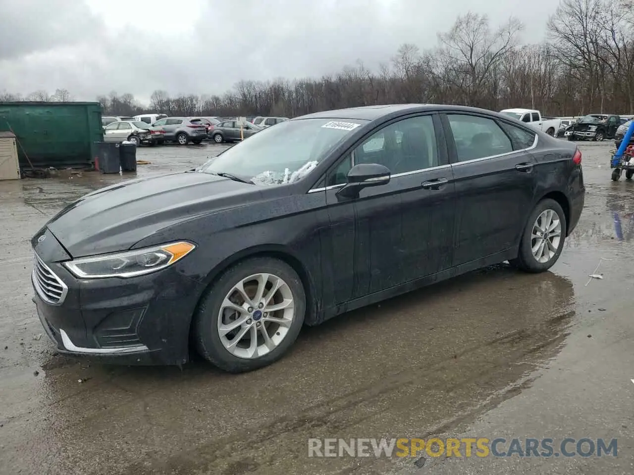 1 Photograph of a damaged car 3FA6P0MU3LR123692 FORD FUSION 2020