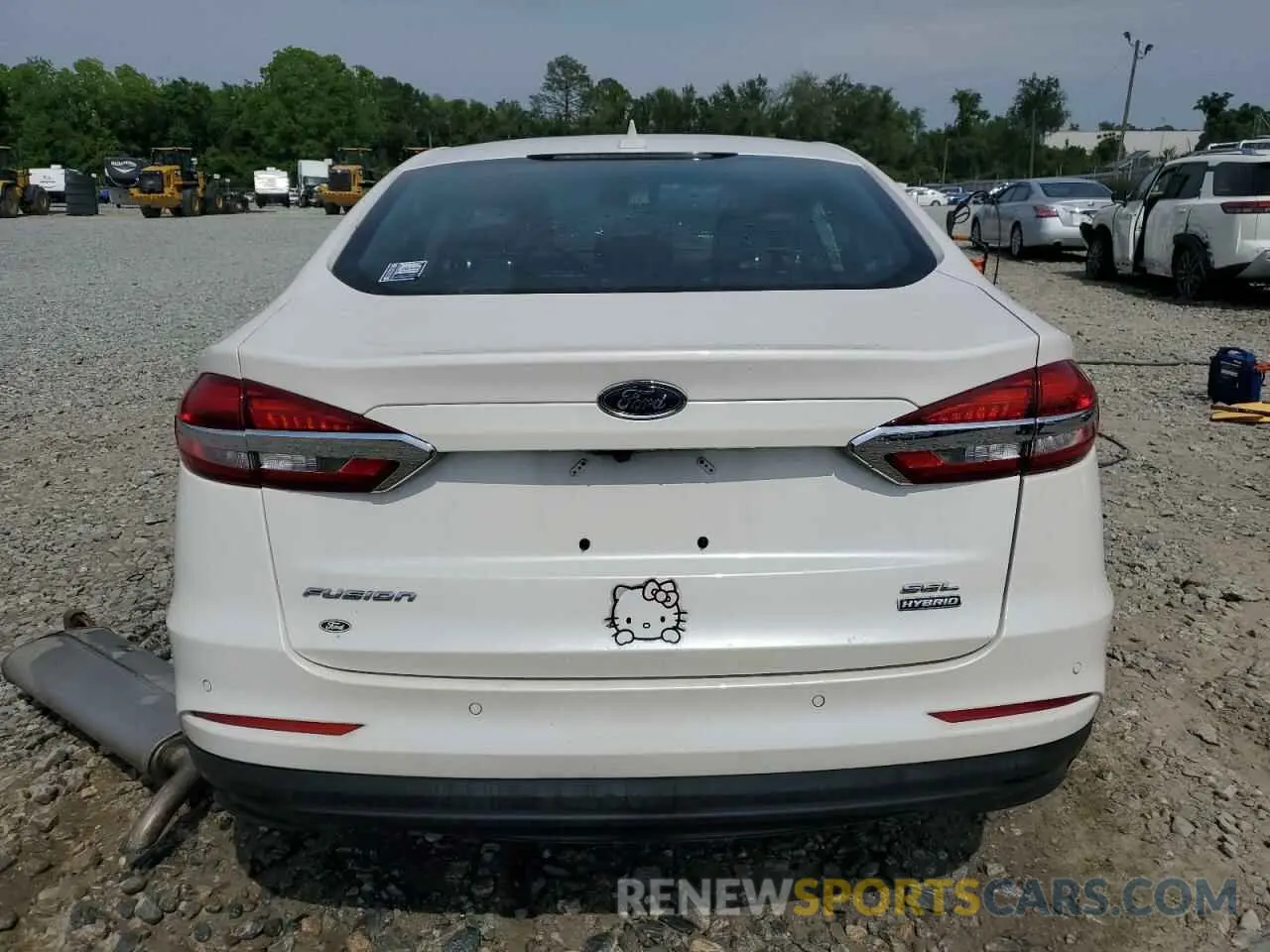 6 Photograph of a damaged car 3FA6P0MU7LR254155 FORD FUSION 2020