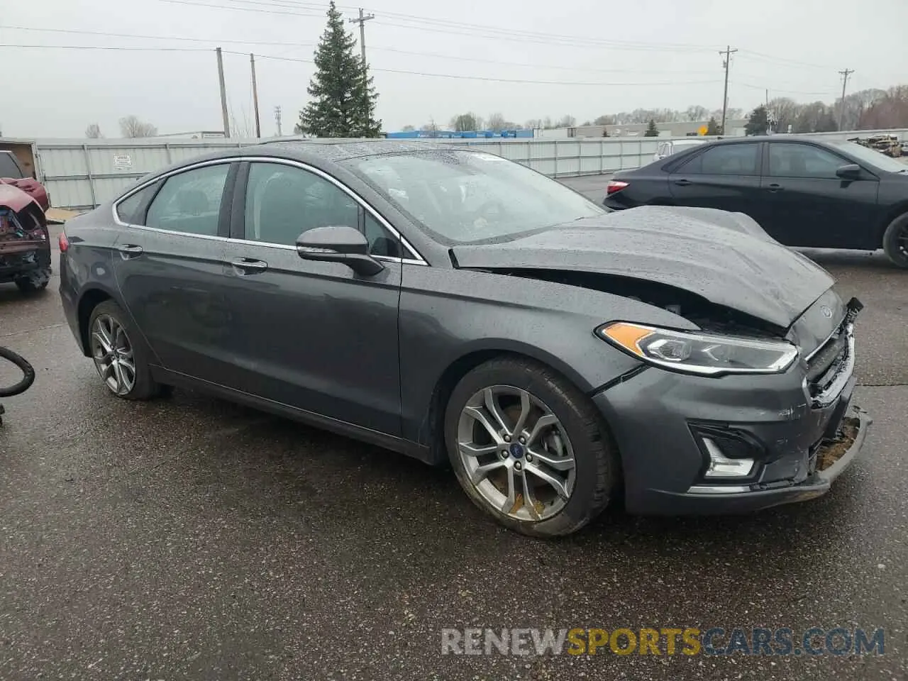 4 Photograph of a damaged car 3FA6P0RU8LR157460 FORD FUSION 2020