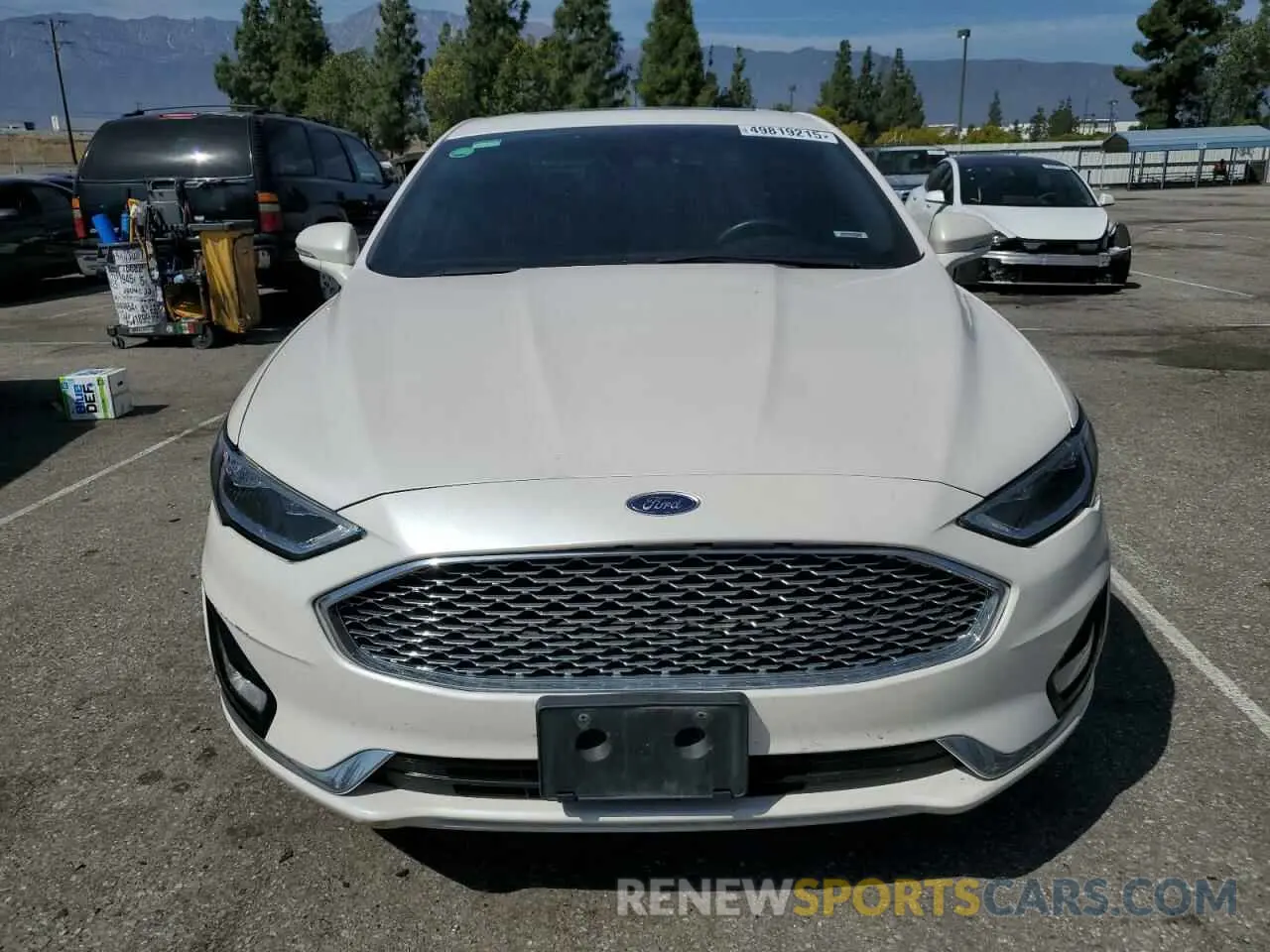 5 Photograph of a damaged car 3FA6P0SU1LR181285 FORD FUSION 2020