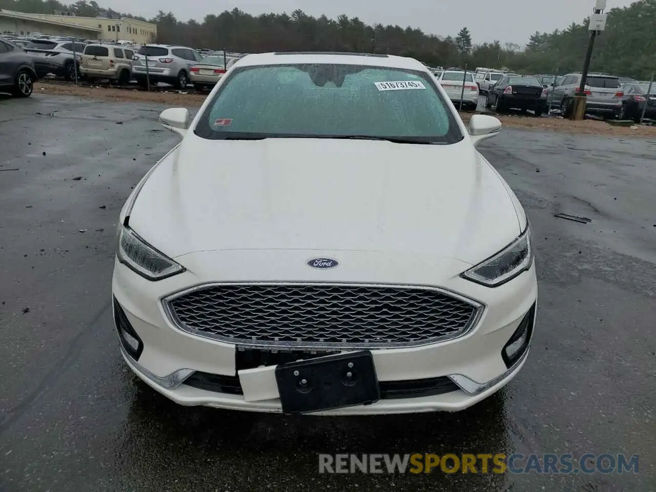 5 Photograph of a damaged car 3FA6P0SU8LR132021 FORD FUSION 2020