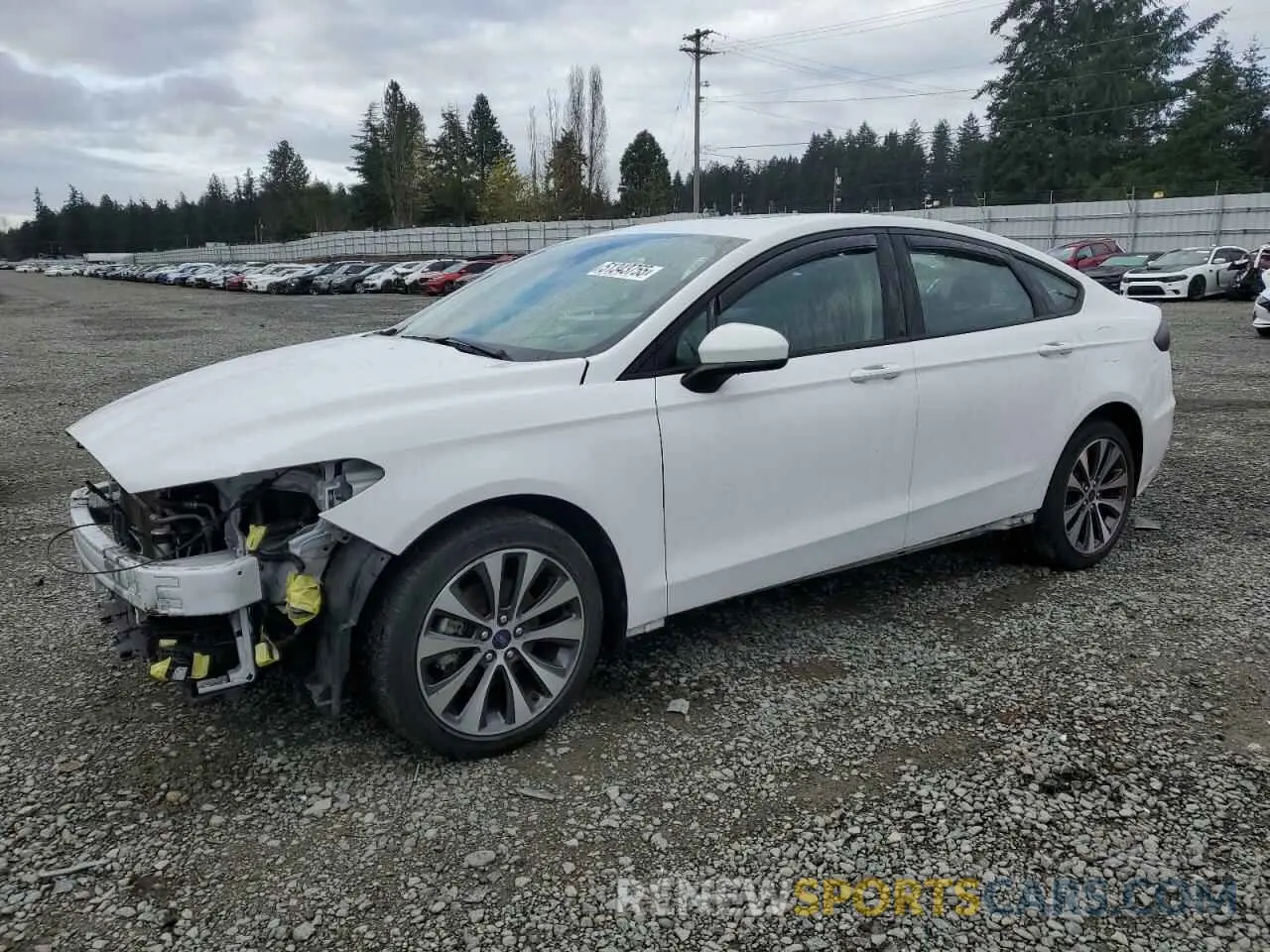 1 Photograph of a damaged car 3FA6P0T90LR212214 FORD FUSION 2020