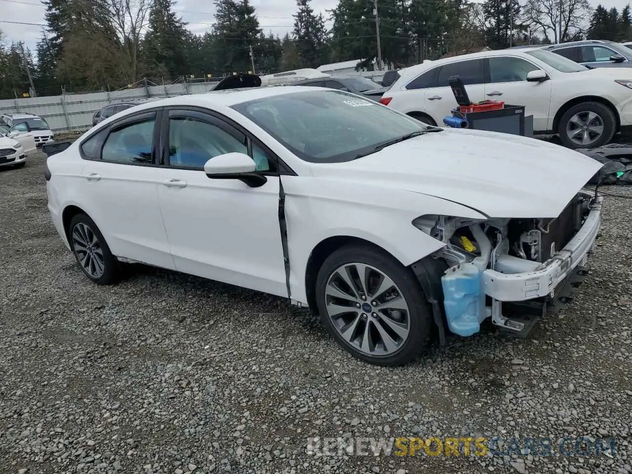 4 Photograph of a damaged car 3FA6P0T90LR212214 FORD FUSION 2020