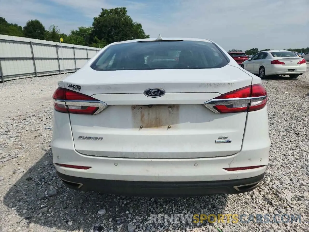 6 Photograph of a damaged car 3FA6P0T91LR190367 FORD FUSION 2020
