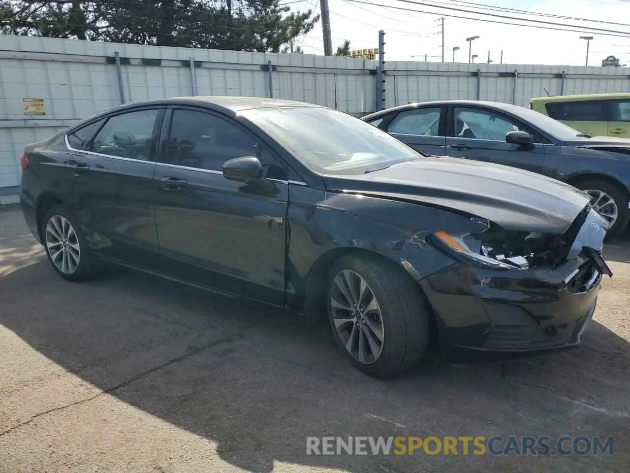 4 Photograph of a damaged car 3FA6P0T91LR259106 FORD FUSION 2020