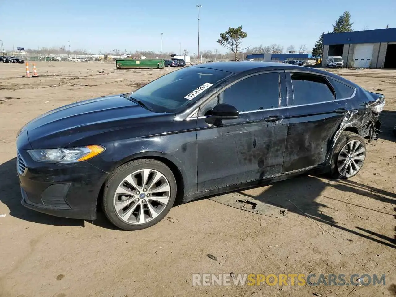 1 Photograph of a damaged car 3FA6P0T91LR263415 FORD FUSION 2020