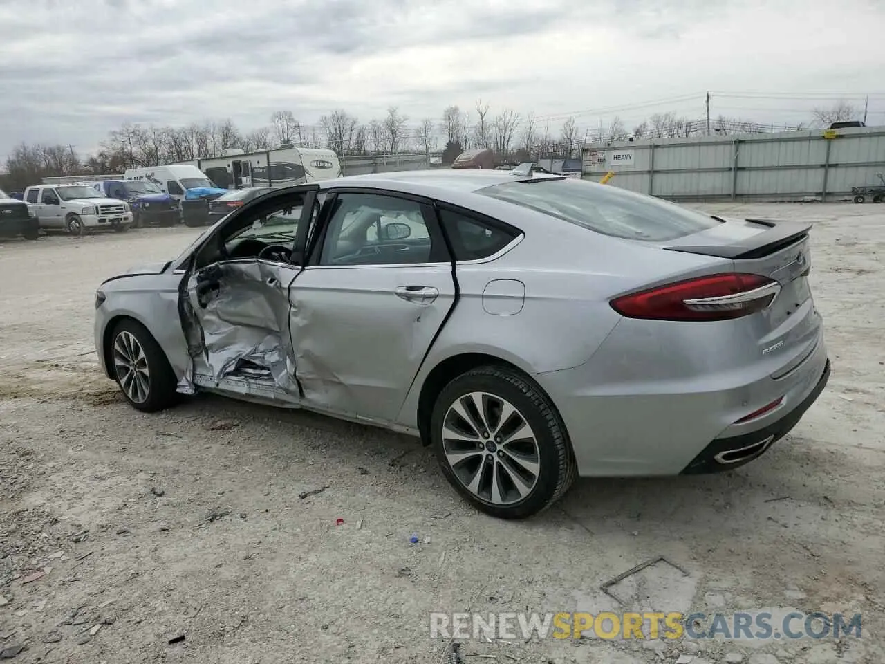 2 Photograph of a damaged car 3FA6P0T92LR147124 FORD FUSION 2020