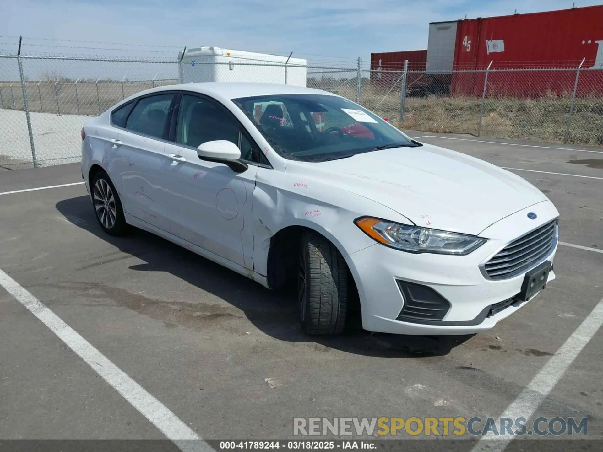 1 Photograph of a damaged car 3FA6P0T92LR249765 FORD FUSION 2020
