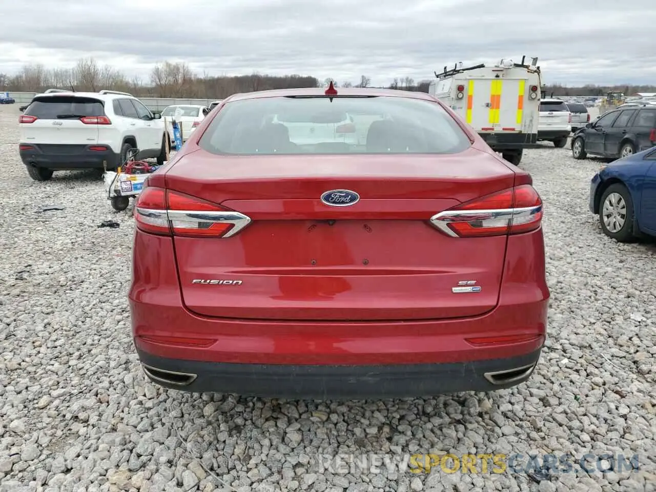 6 Photograph of a damaged car 3FA6P0T92LR255789 FORD FUSION 2020