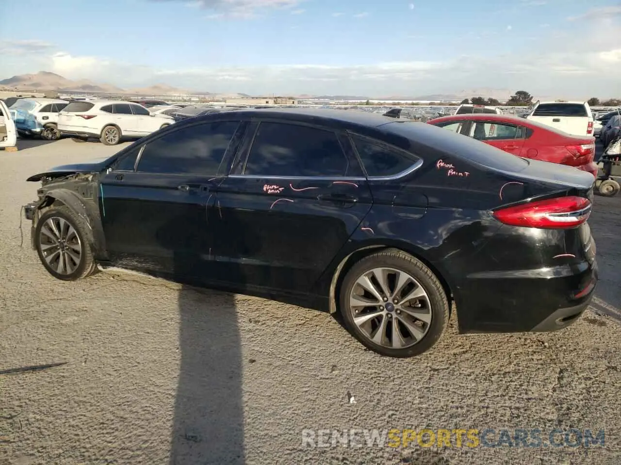 2 Photograph of a damaged car 3FA6P0T93LR190287 FORD FUSION 2020