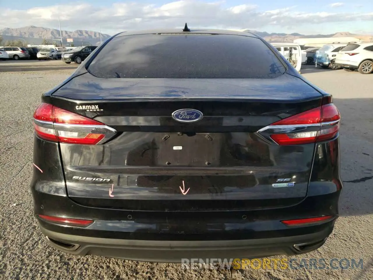 6 Photograph of a damaged car 3FA6P0T93LR190287 FORD FUSION 2020