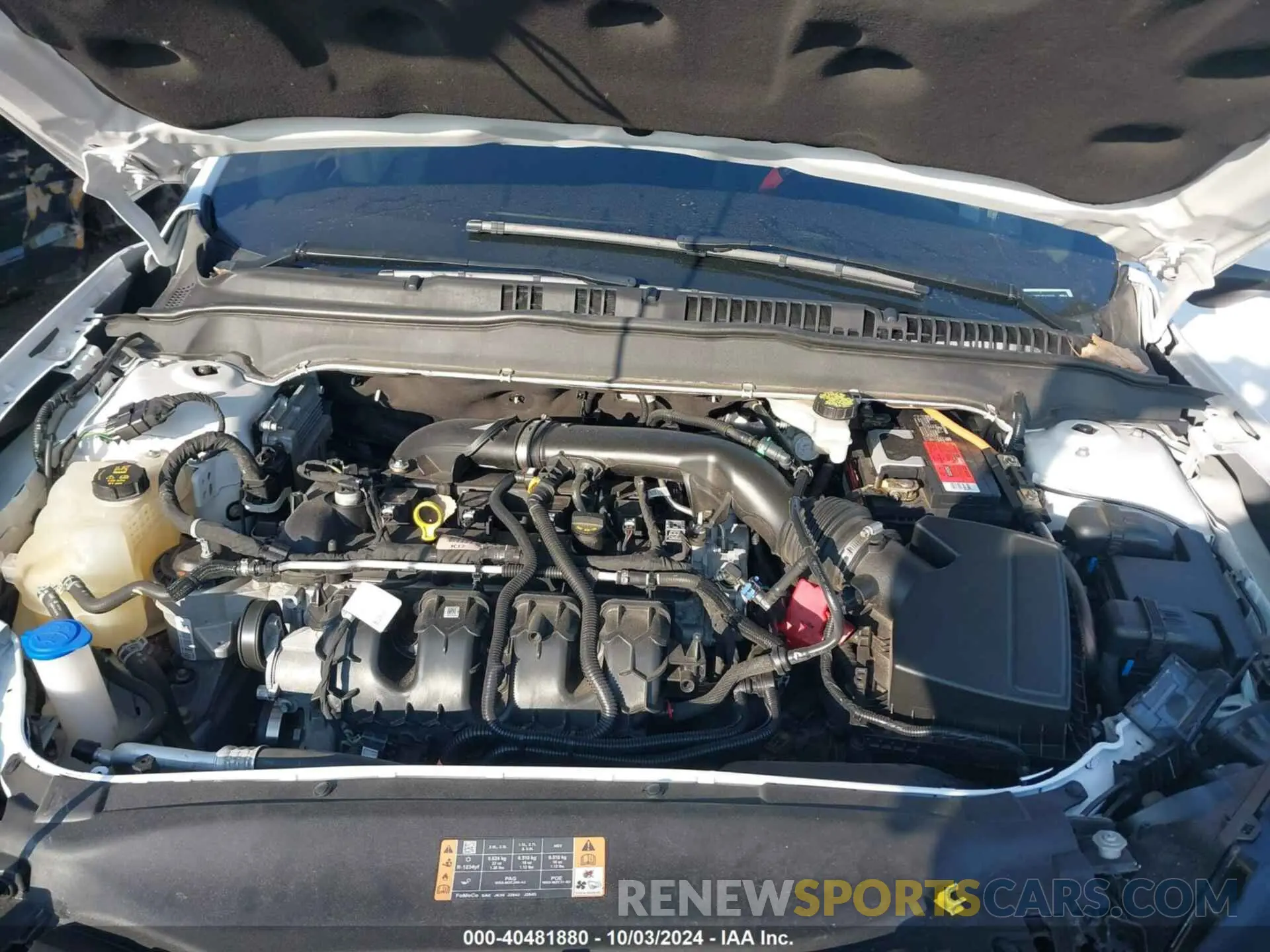 10 Photograph of a damaged car 3FA6P0T93LR247572 FORD FUSION 2020